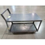 Steel Shop Cart, 2-Tier, 24 x 48