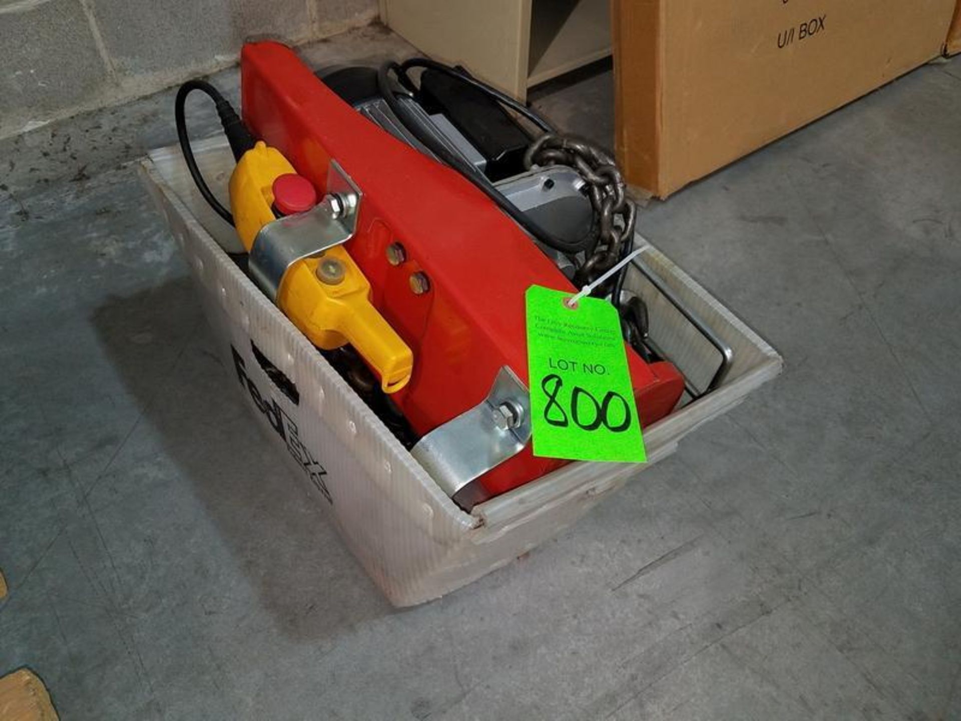 Pittsburgh Automotive 2000# Electric Cable Hoist w/Pendant Control - Image 5 of 6