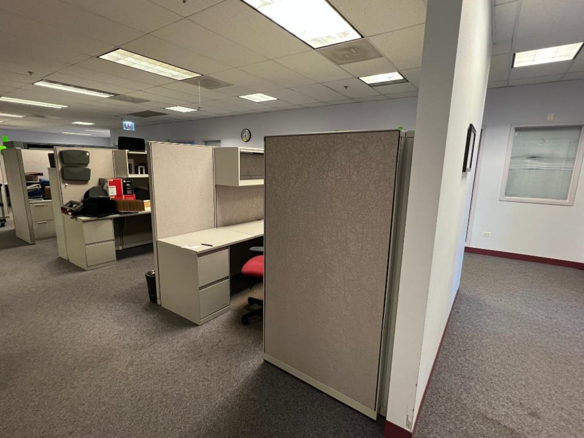 Lot of (6) Office Cubicles - Image 2 of 8