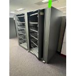 Lot of (2) Section of Rotating Filing Cabinets