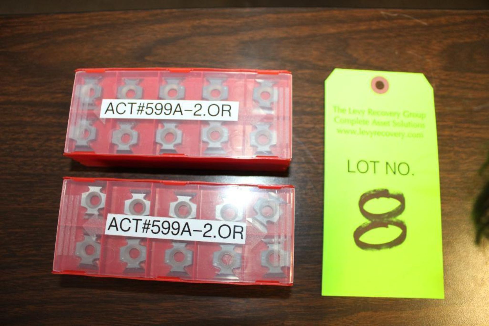 Lot of (6) Boxes of ACT#599A-2.OR Inserts