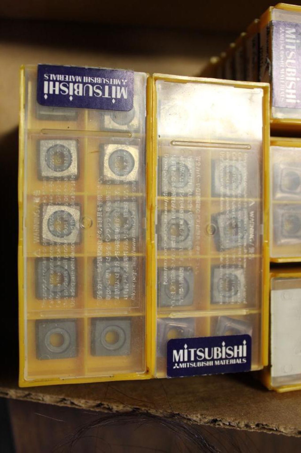 Lot of (64) Boxes of SOMT12TB08PEER-JH, VP15TF, Mitsubishi Carbide Inserts