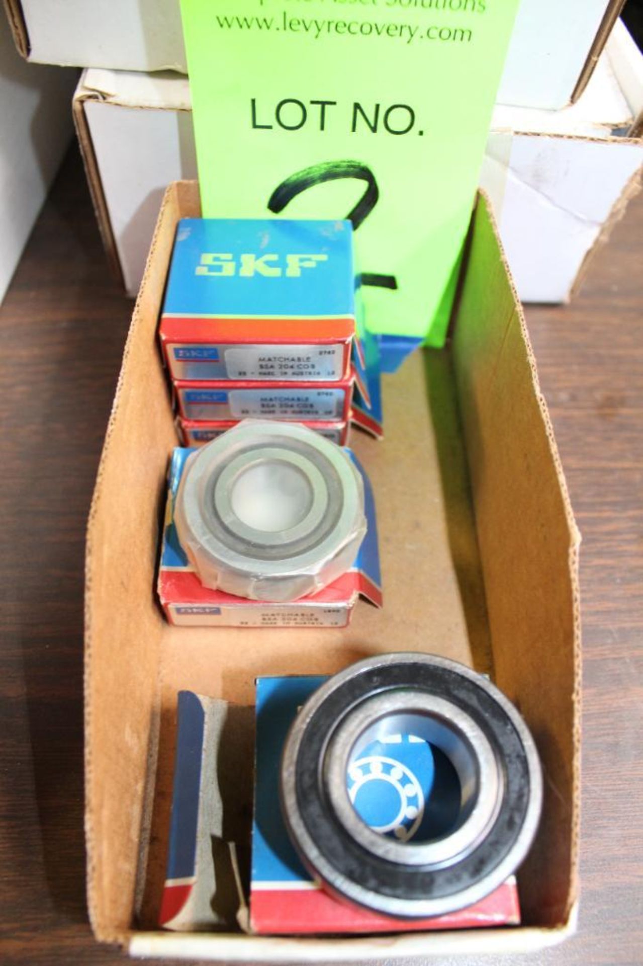 Lot of SKF Matchable BSA 204 CGB, (2) 270D, (2) 184D & (1) SKF Explorer 520T A-2RSI/C3 078A Mount Be