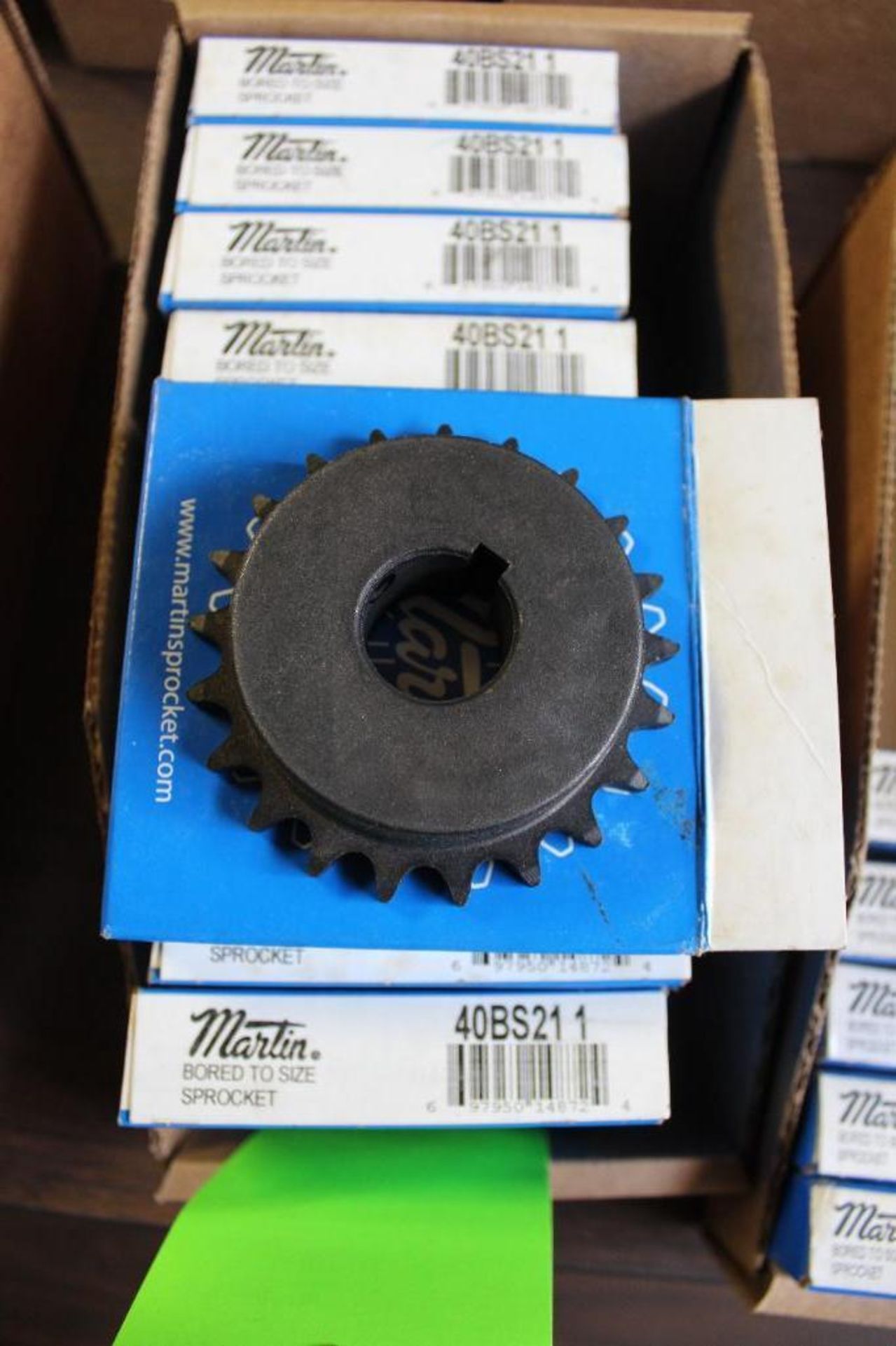 Lot of (10) Martin, 40BS21 1, Bored to Size, Sprockets
