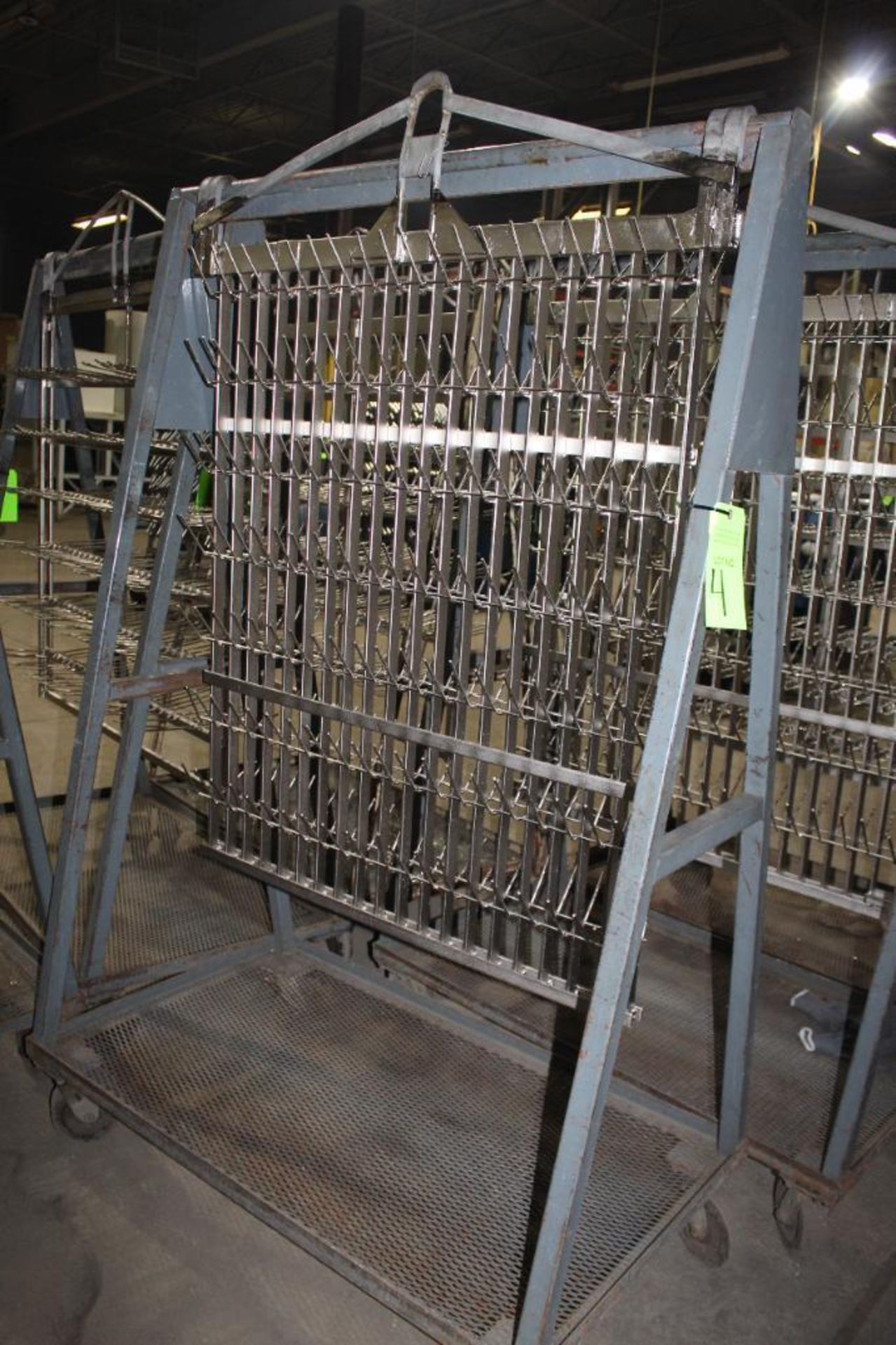 Parts rack w/ fabricated parts holder - Image 3 of 4