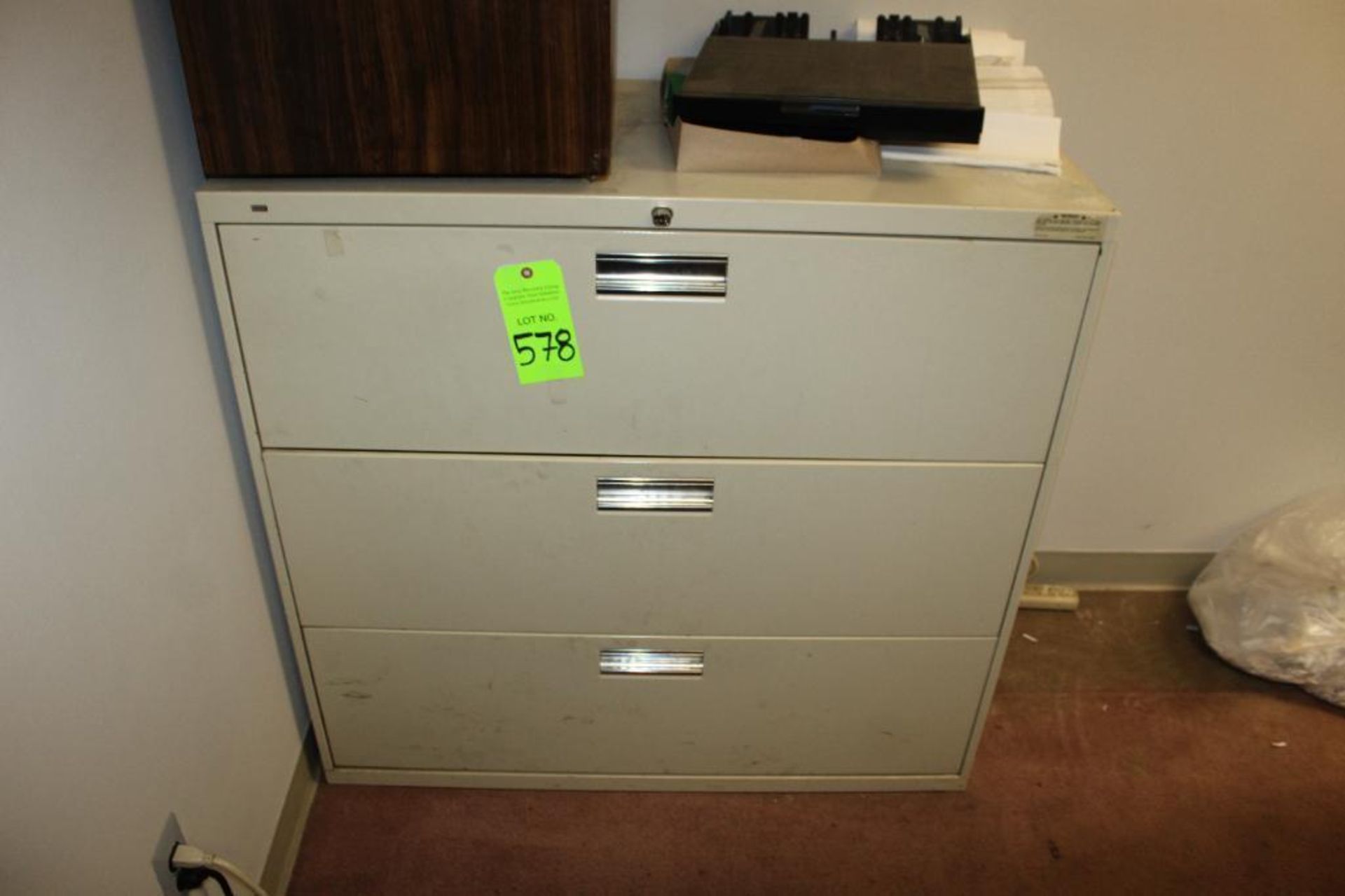 3 Drawer Metal File Cabinet