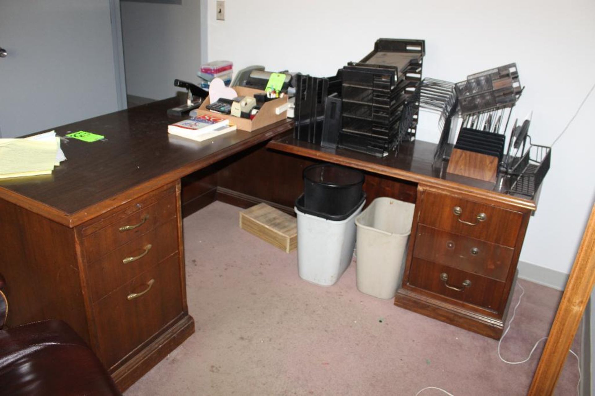 L-Shaped Desk with Chair
