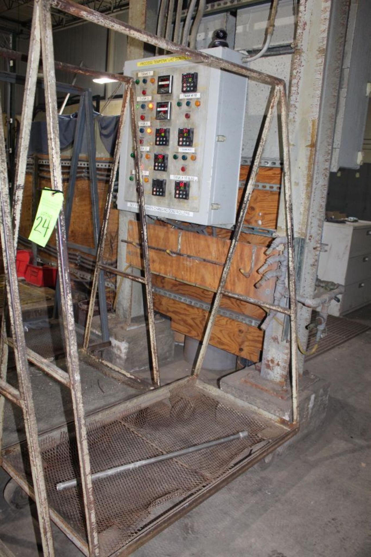 Parts rack w/ fabricated parts holder