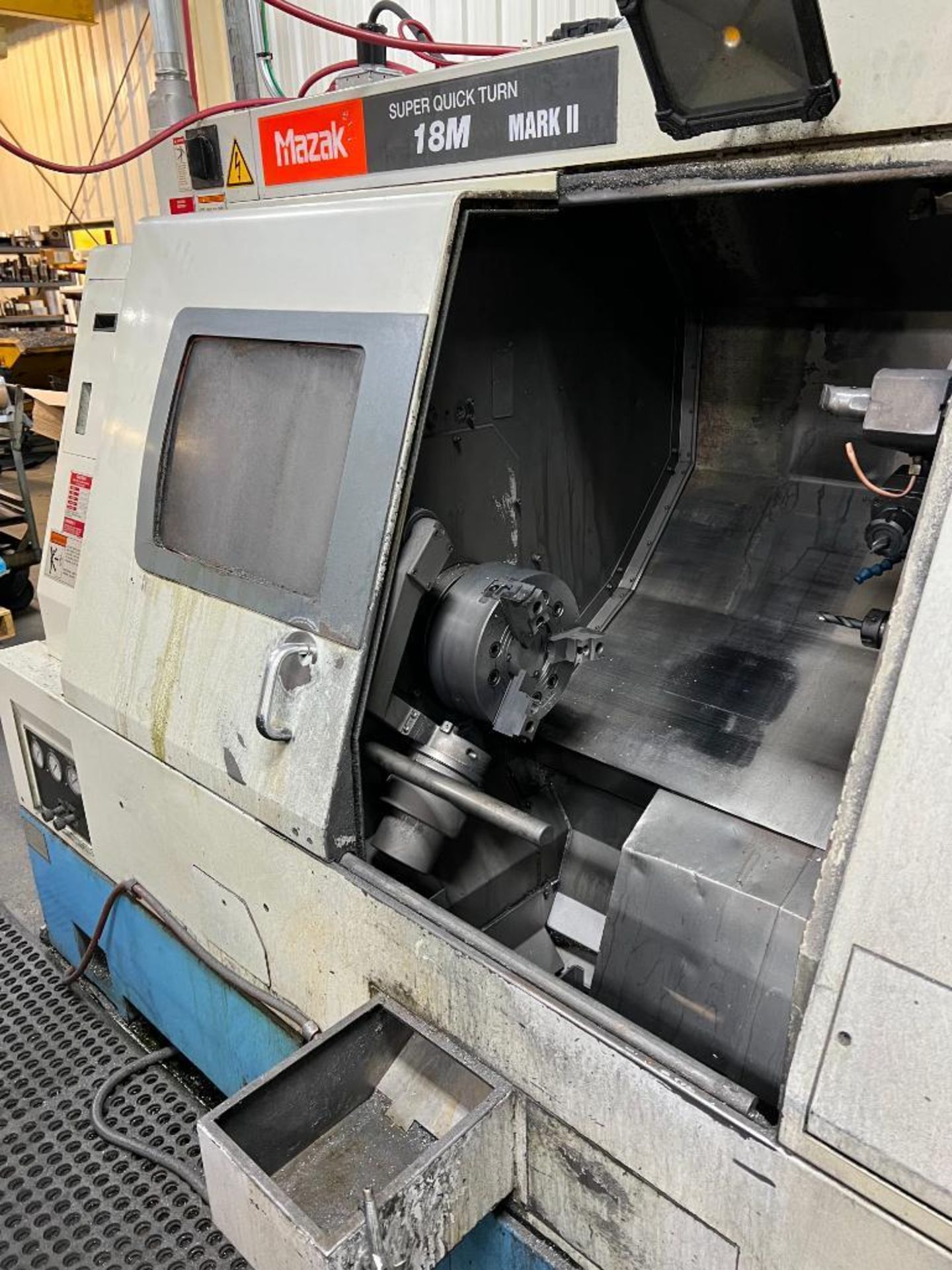 1996 Mazak Super Quick Turn 18M Mark II CNC-Lathe - Image 2 of 15