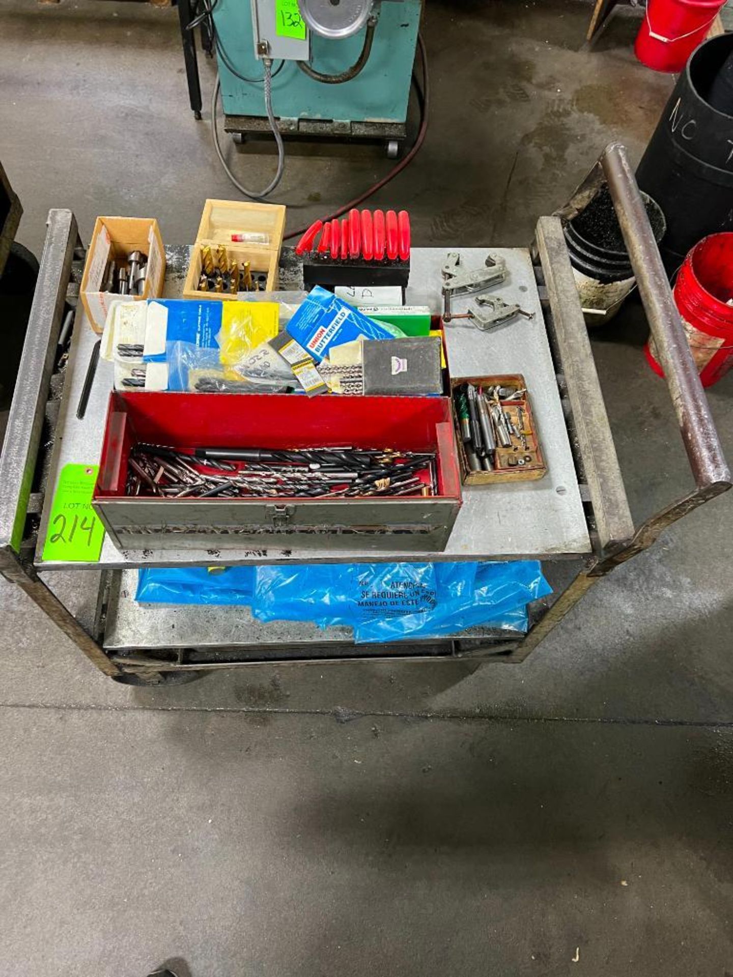 Steel Shop Cart - Includes All Contents