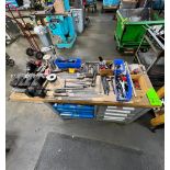 Shop Station To Include Drill Chucks, Wrenches, Files, All Contents