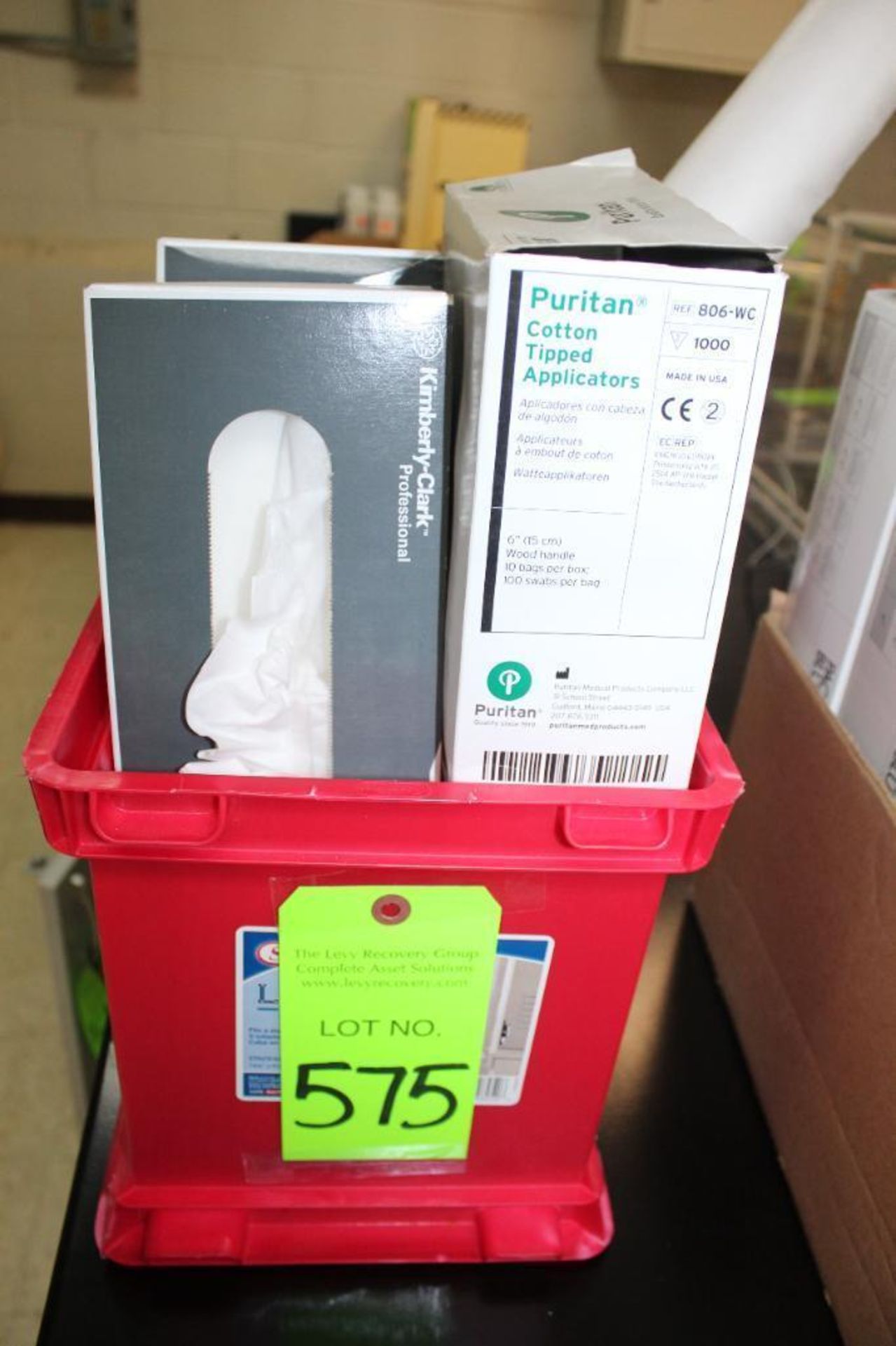 Lot of Kimberly Clark Precision Wipes, Puritan Cotton Tipped Applicators and Non Sterile Cottonballs - Image 3 of 4