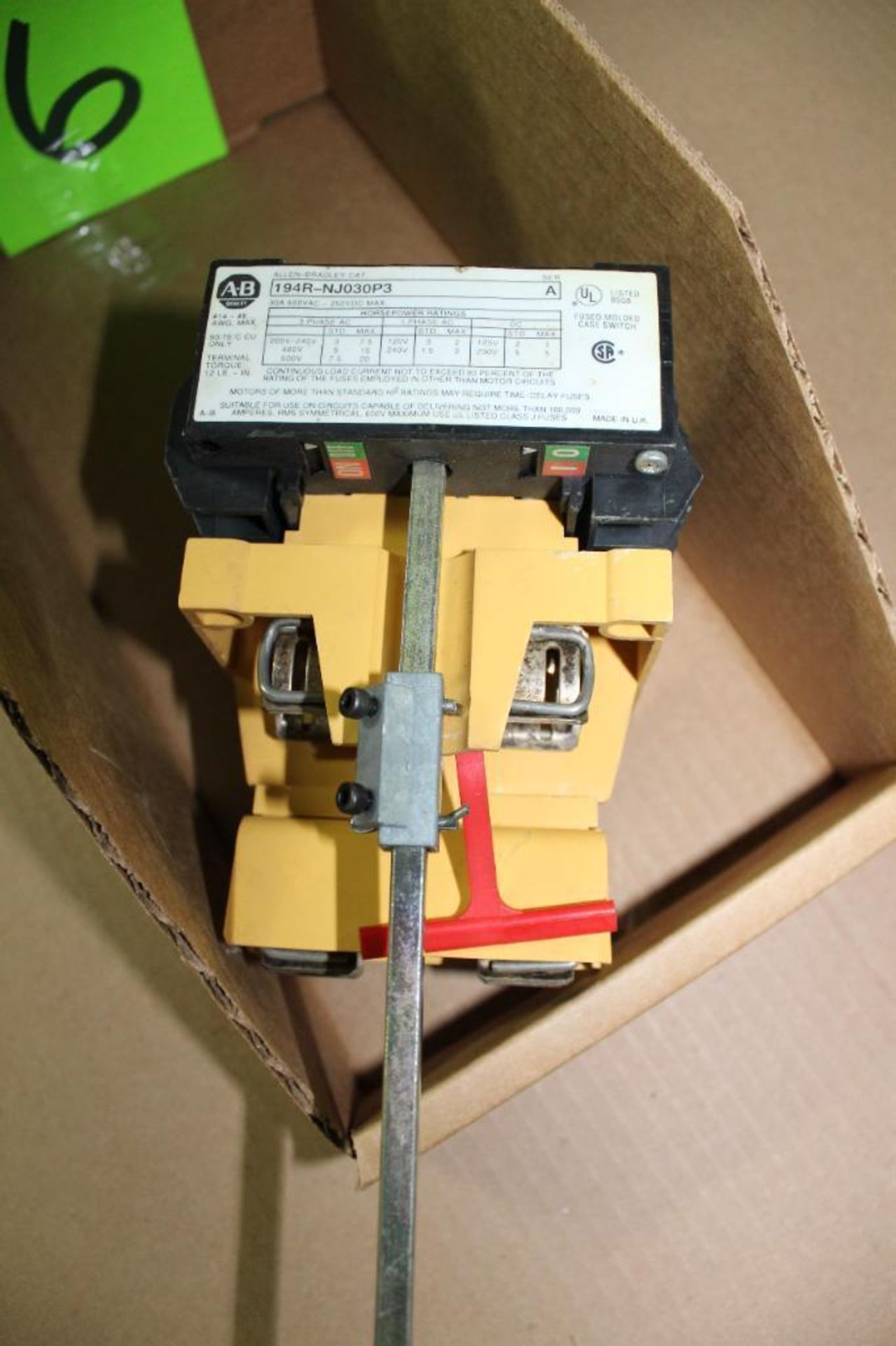 Allen Bradley 194R-NJ030P3 Fused Molded Case Switch - Image 2 of 7