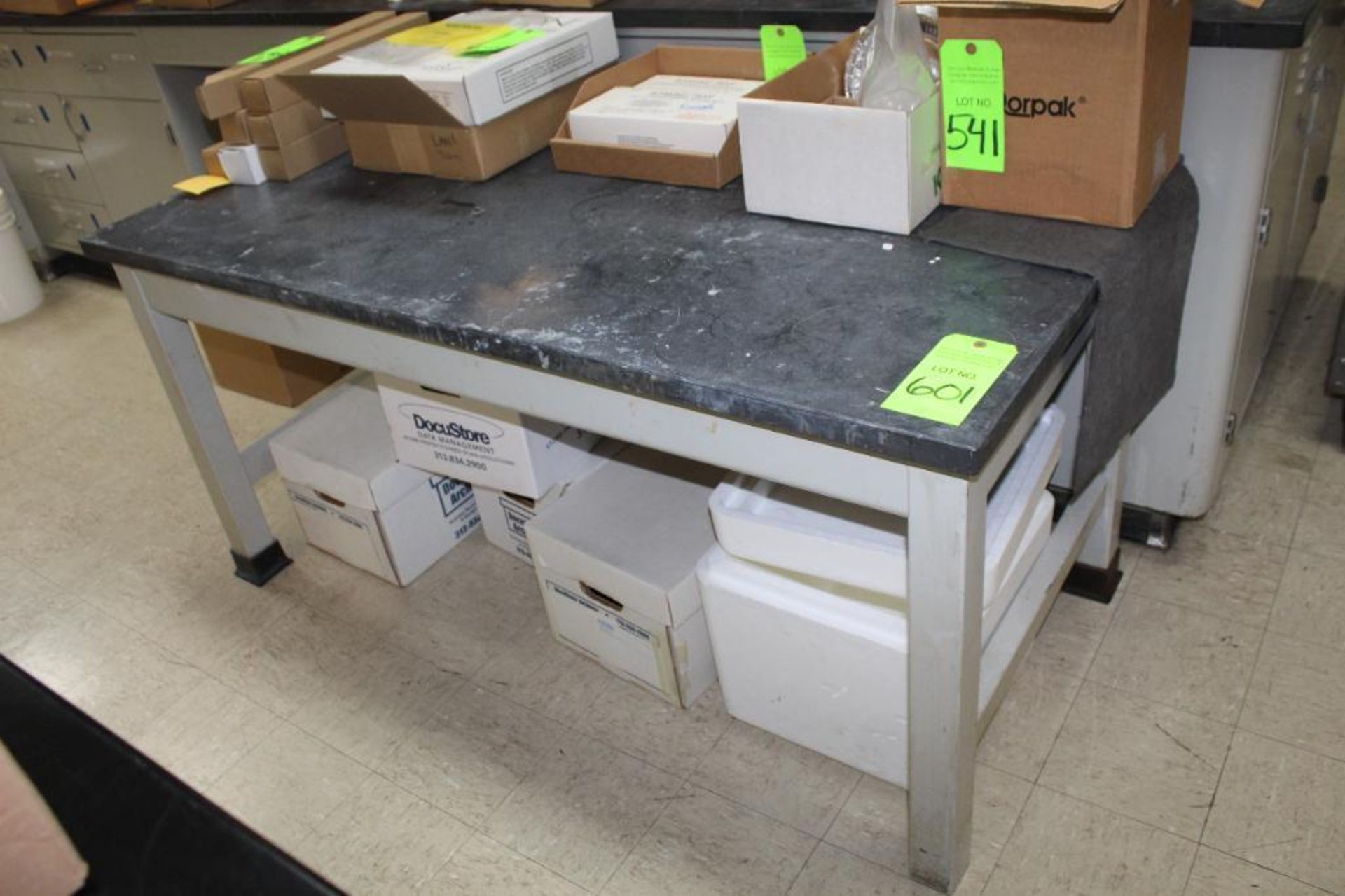 Lot of (2) Lab Work Station Tables - Image 2 of 4
