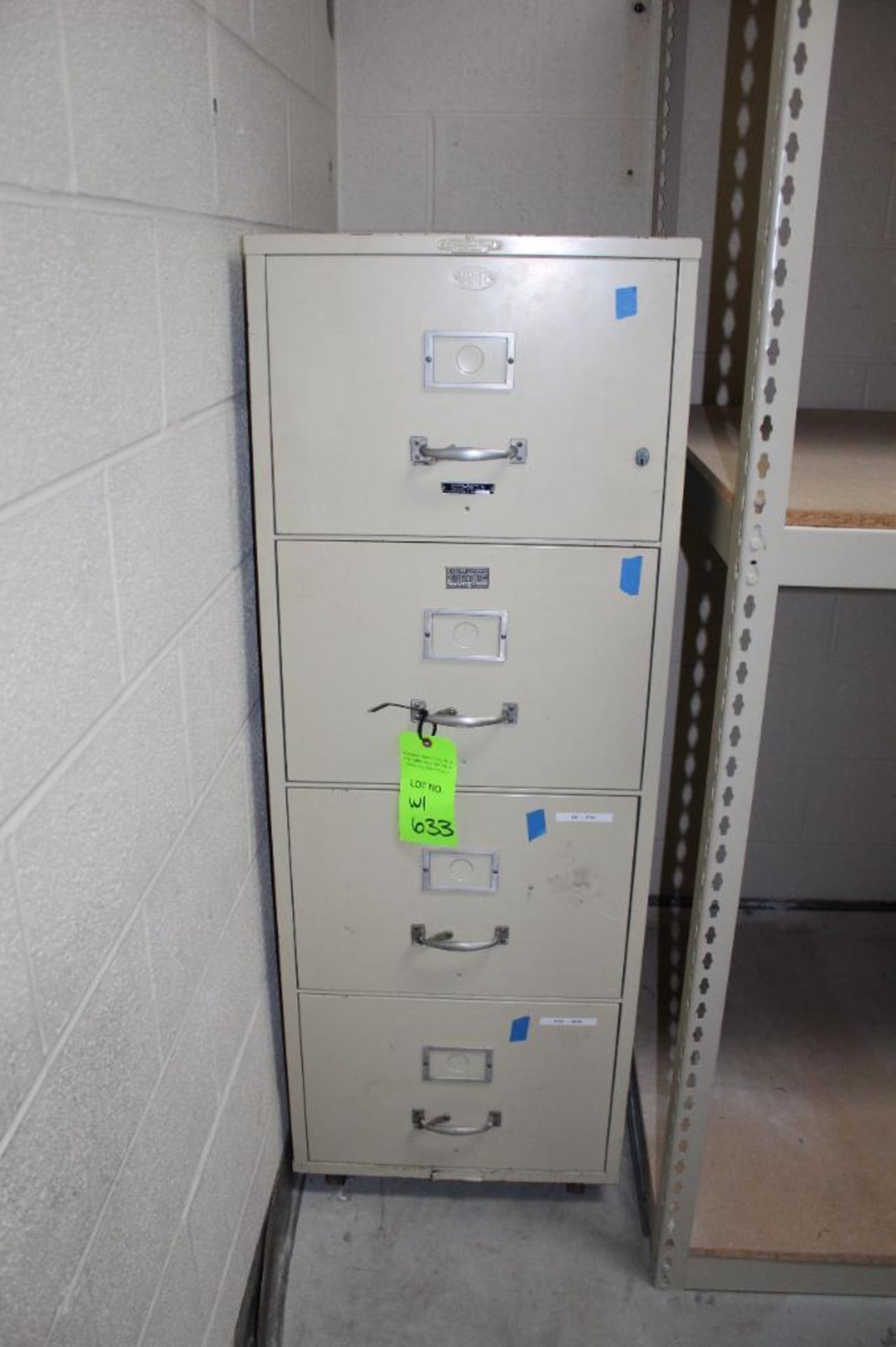 Lot of (3) Remington Rand Safe Insulated Filing Cabinets Model 2248 - Image 2 of 6