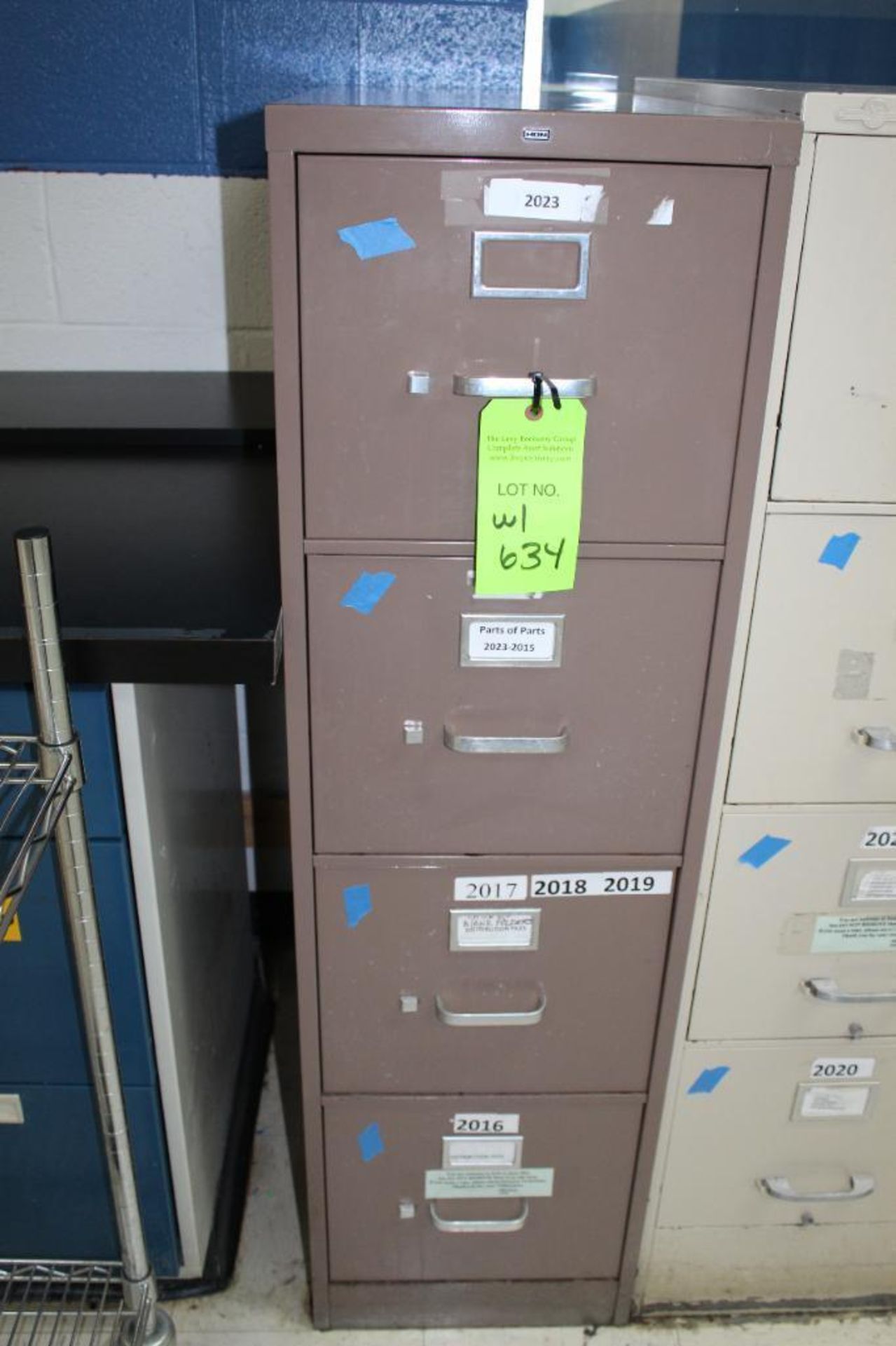 Lot of (3) File Cabinets - Image 2 of 3
