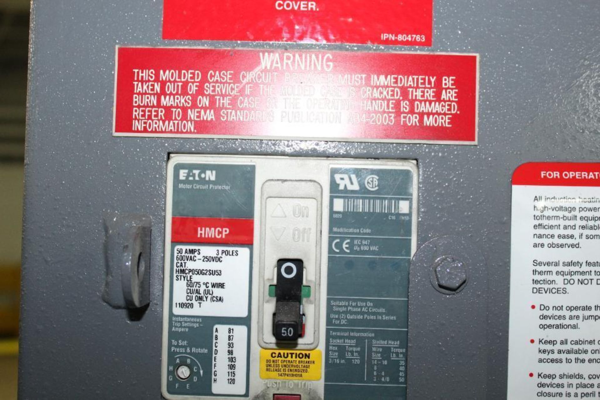 Inductotherm Power Supply - Image 10 of 13