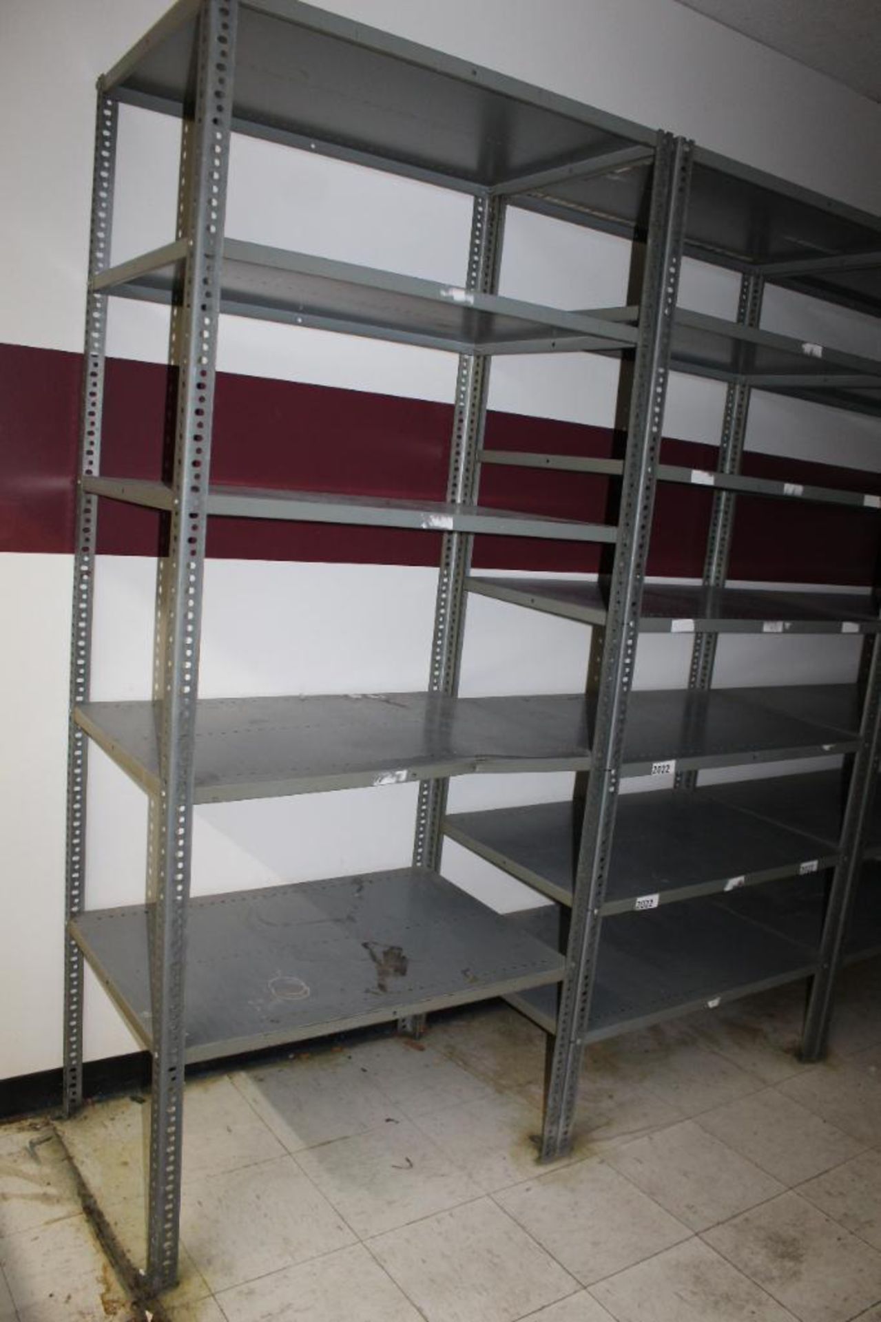 Lot of (3) Metal Shelving Units - Image 3 of 4