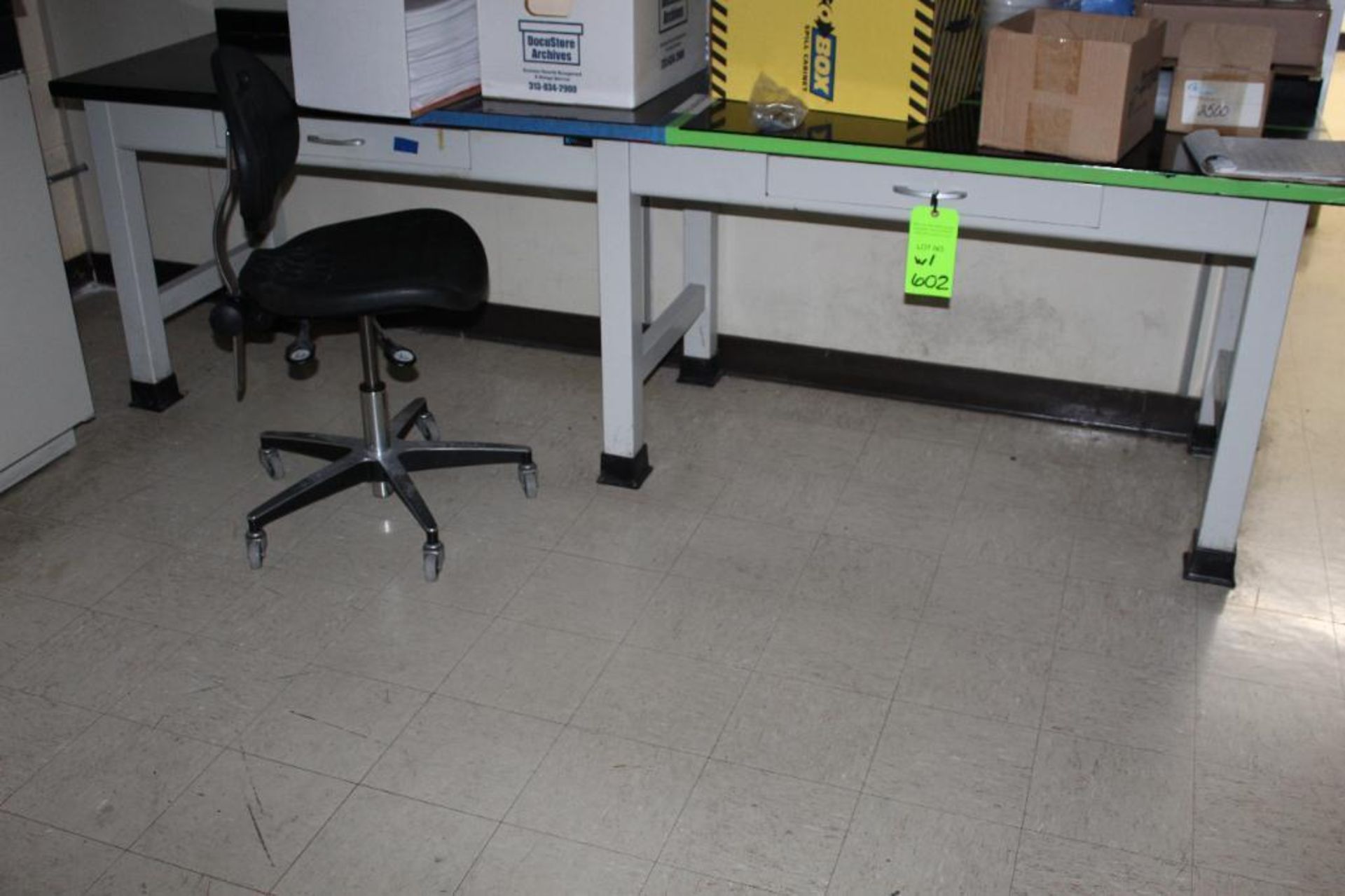 Lot of (2) Lab Work Station Tables - Image 3 of 3