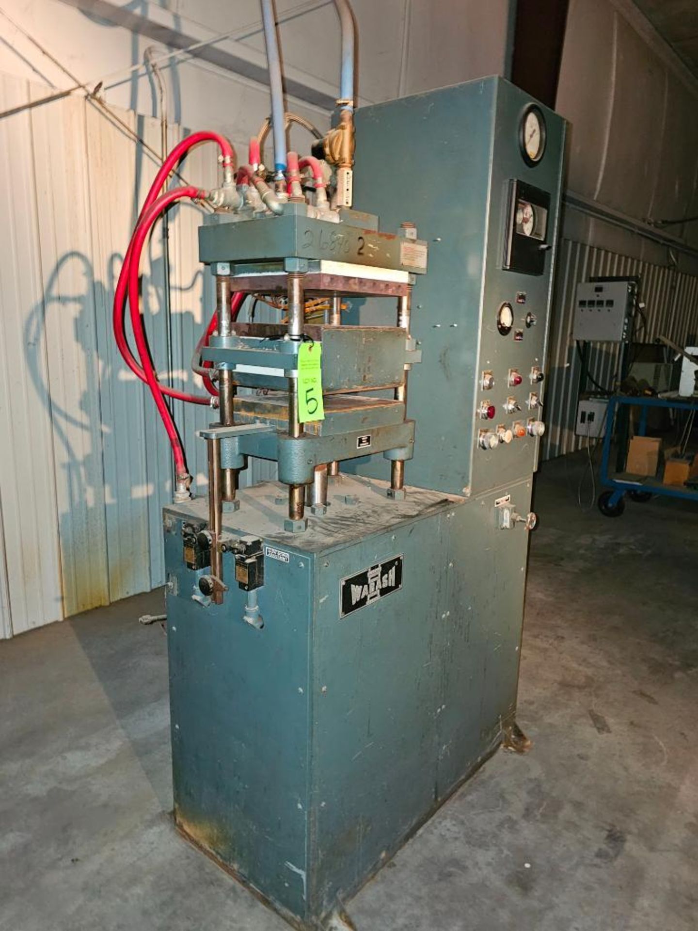 Wabash Press with Ametek Model 40 Pressure Controller - Image 2 of 8