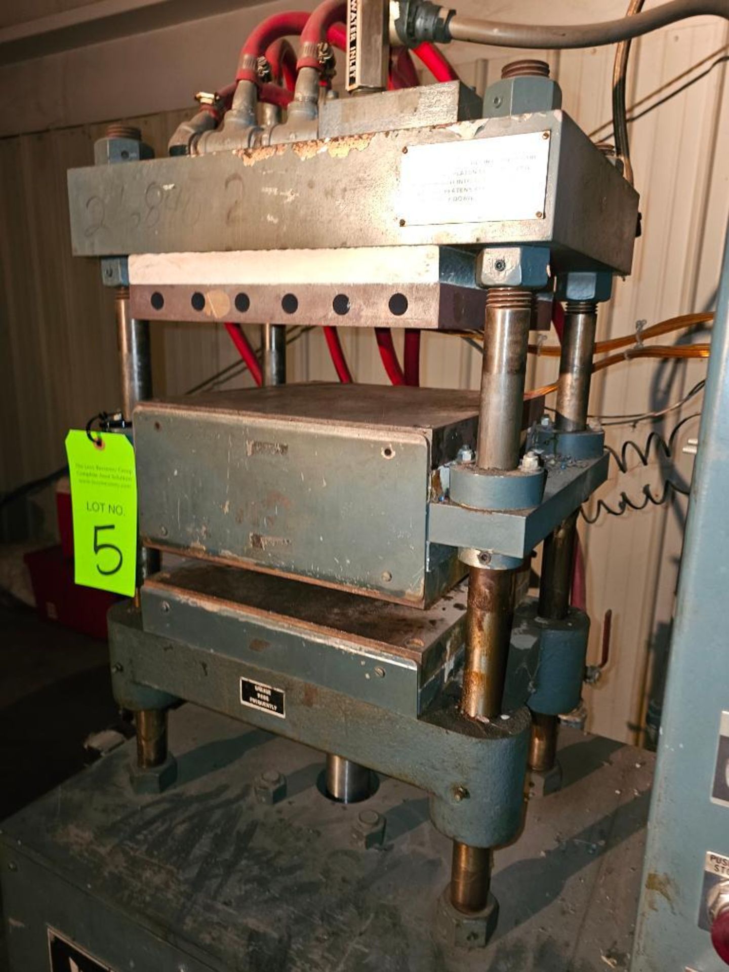 Wabash Press with Ametek Model 40 Pressure Controller - Image 5 of 8