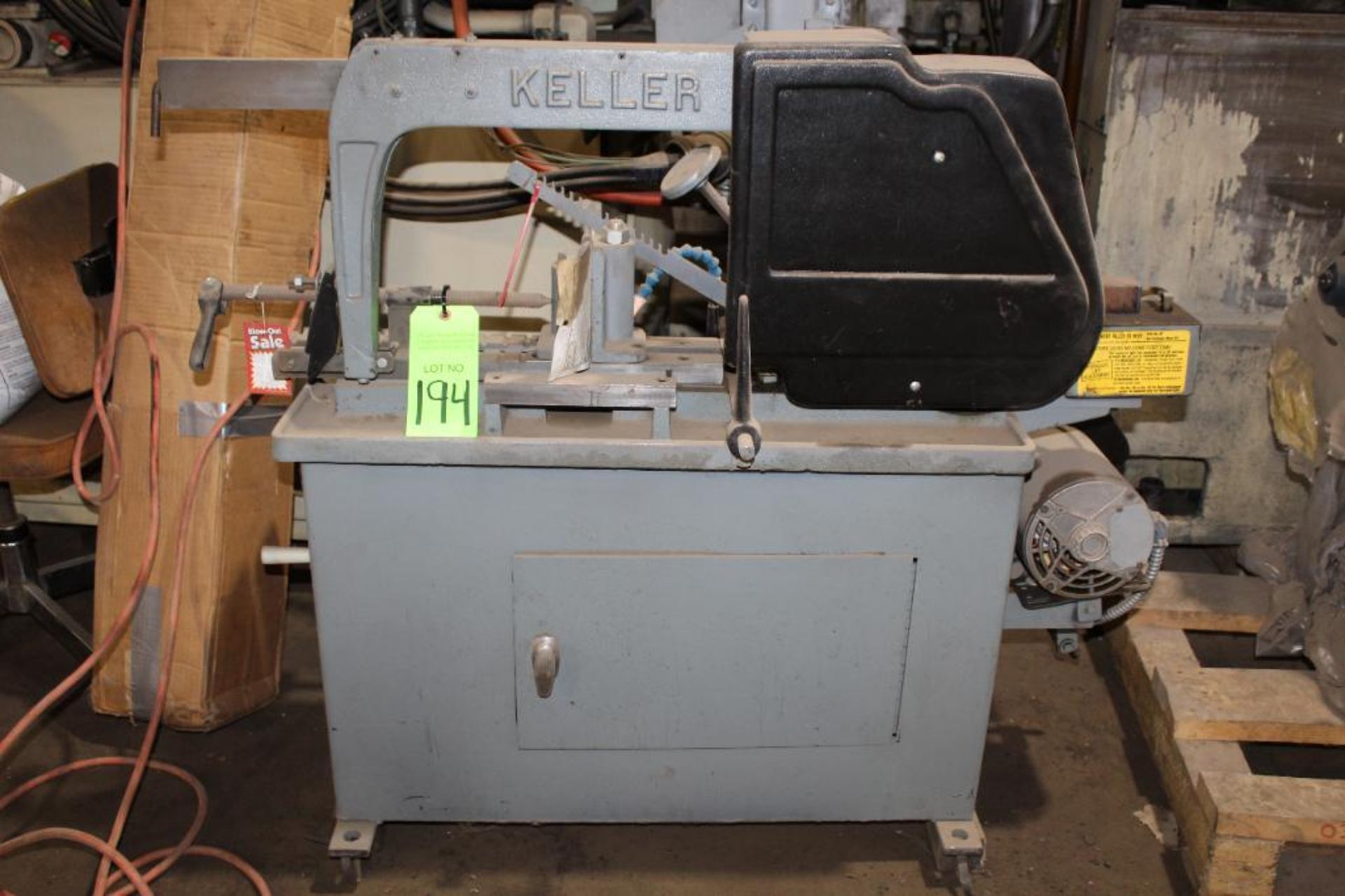 Keller Band Saw with New Stock