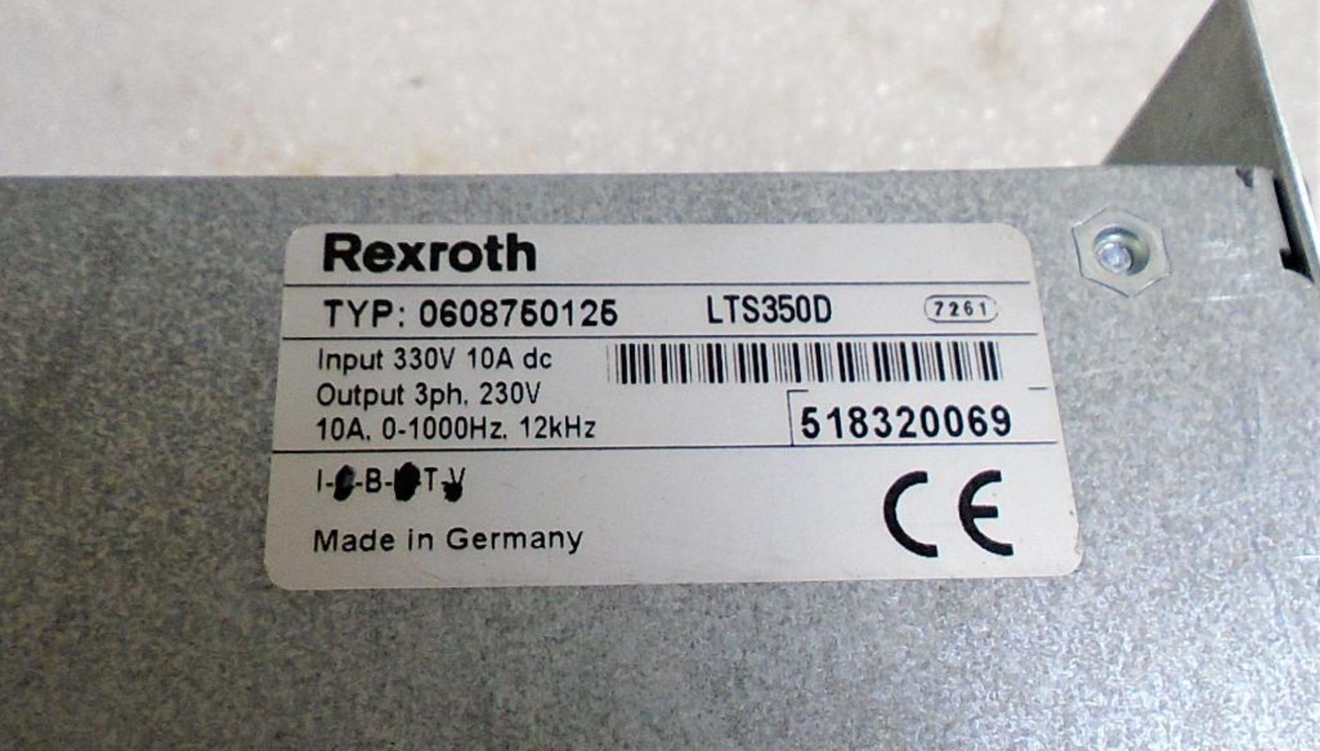 Rexroth LTS350D Servo Amplifier 060870125 - Image 3 of 4