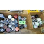 Spray Paint and Dye Check Penetrants in one lot