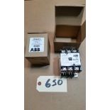 (2)-ABB CONTACTORS # DP60C3P-1 NEW IN BOXES