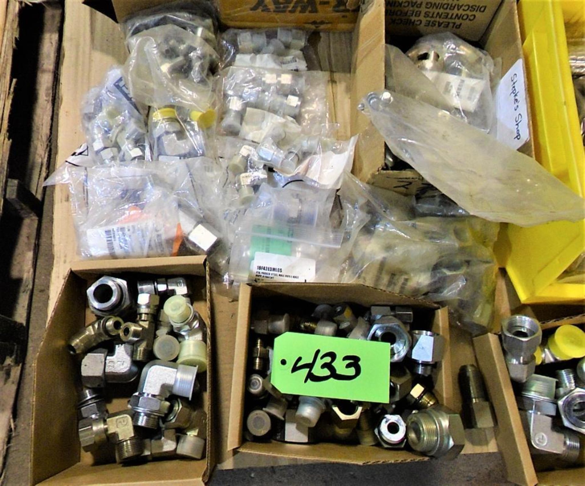 Assorted Hydraulic Fittings on one pallet - Image 2 of 7