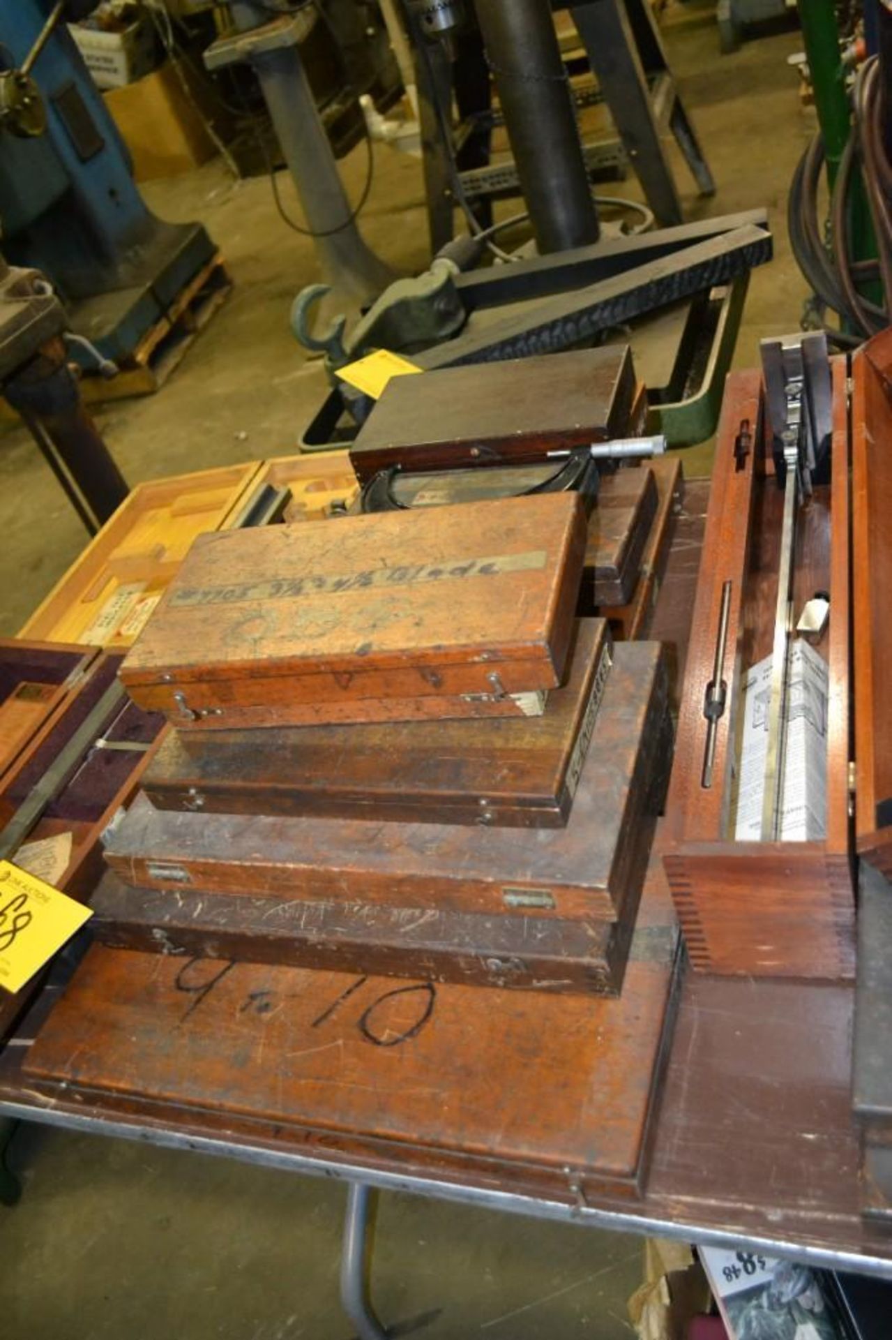 Lot Assorted Calipers and Micrometers in Wood Cases - Image 3 of 4