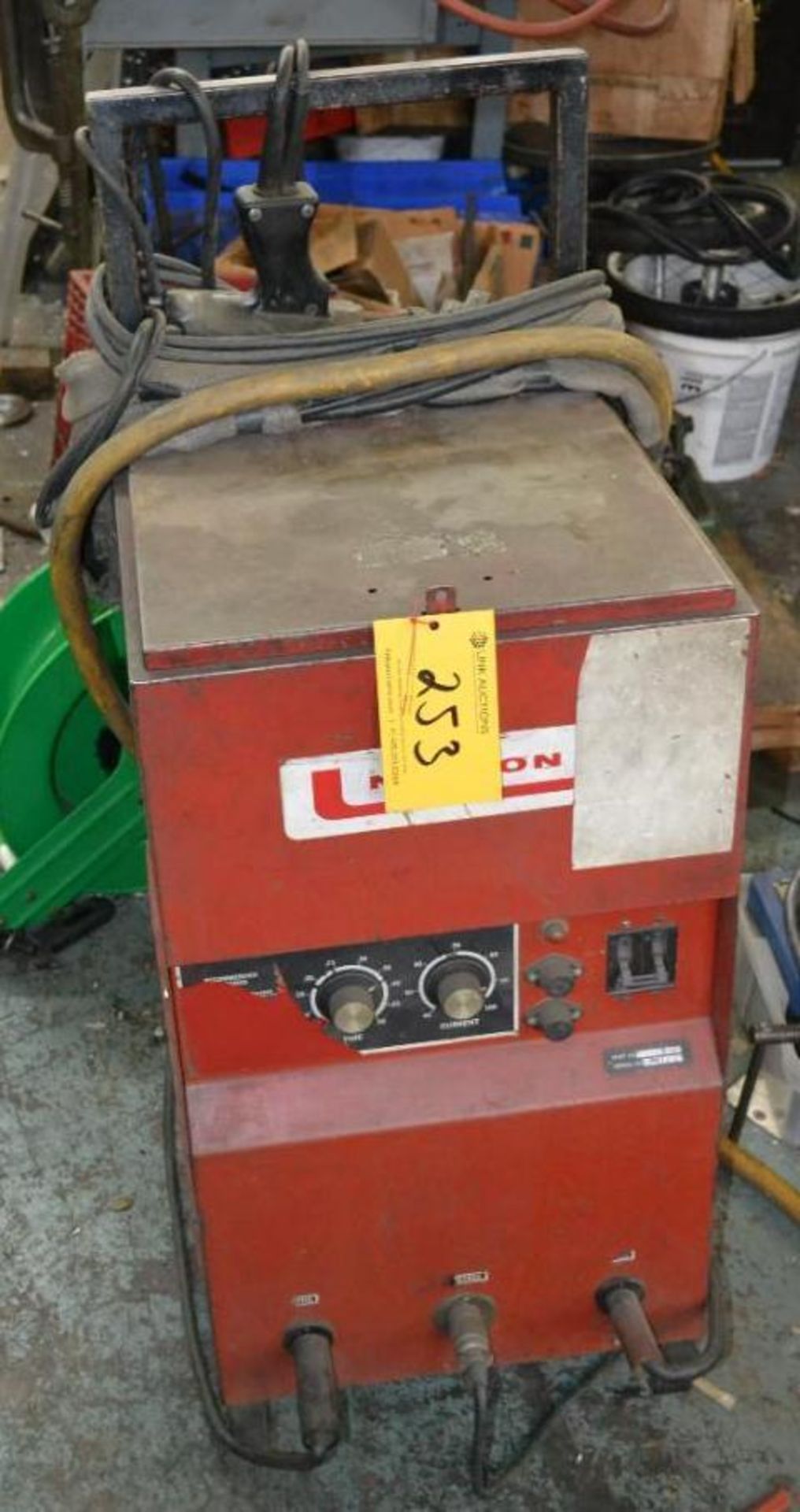 Nelson Portable Stud Welder Model 750 300 000, S/N 39791, Cabinet & Gun