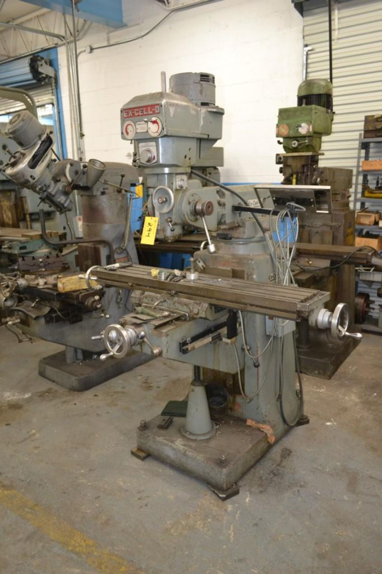 Ex-Cell-O Variable Speed Vertical Milling Machine Style 602, S/N 6029704, 85-4,000-RPM, 9" x 48" Pow - Image 8 of 8