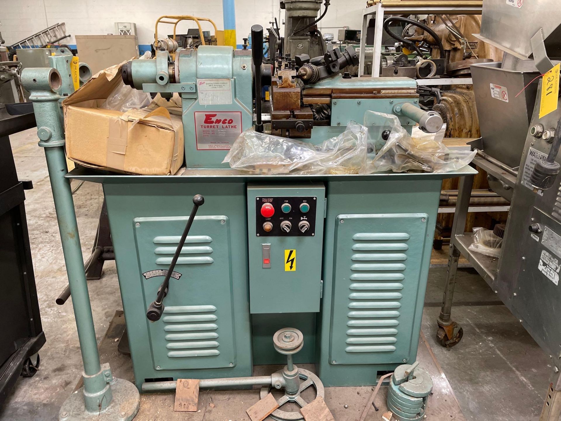 Enco Turret Lathe Model 112-8100