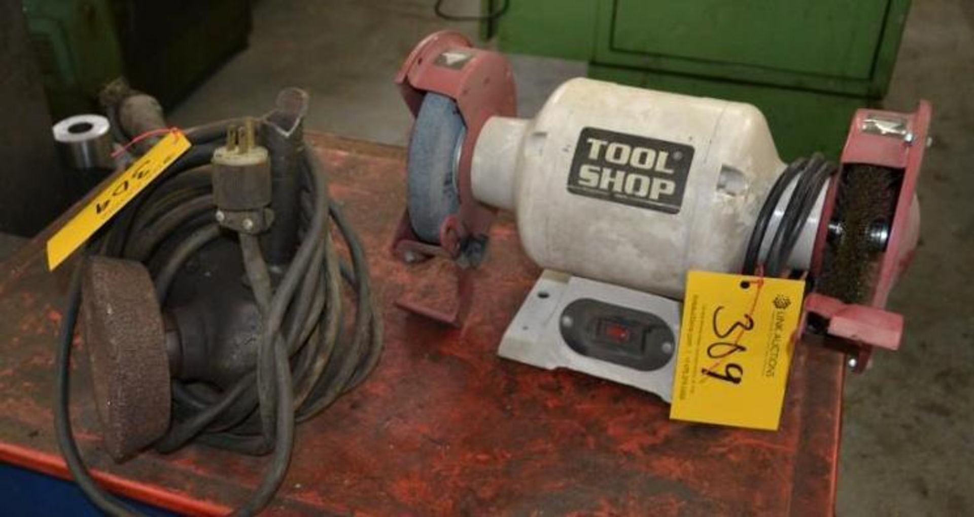 Lot Tool Shop 6" Double End Grinder & Electric Angle Grinder - Image 2 of 2