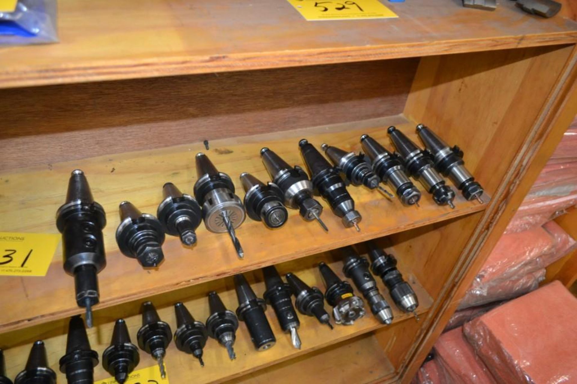 Lot (11) Cat 40 ER Collet Holder Tools