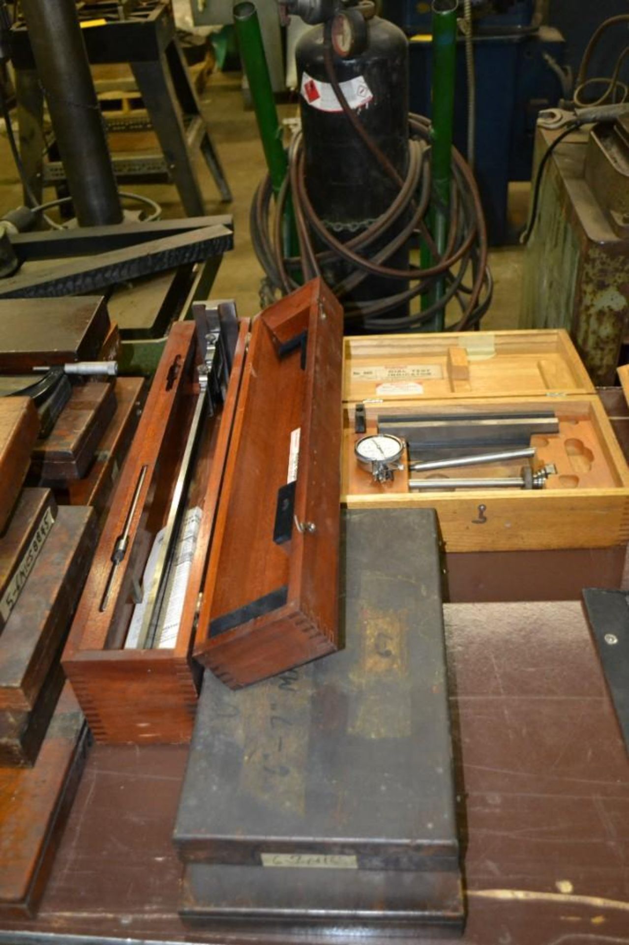 Lot Assorted Calipers and Micrometers in Wood Cases - Image 4 of 4
