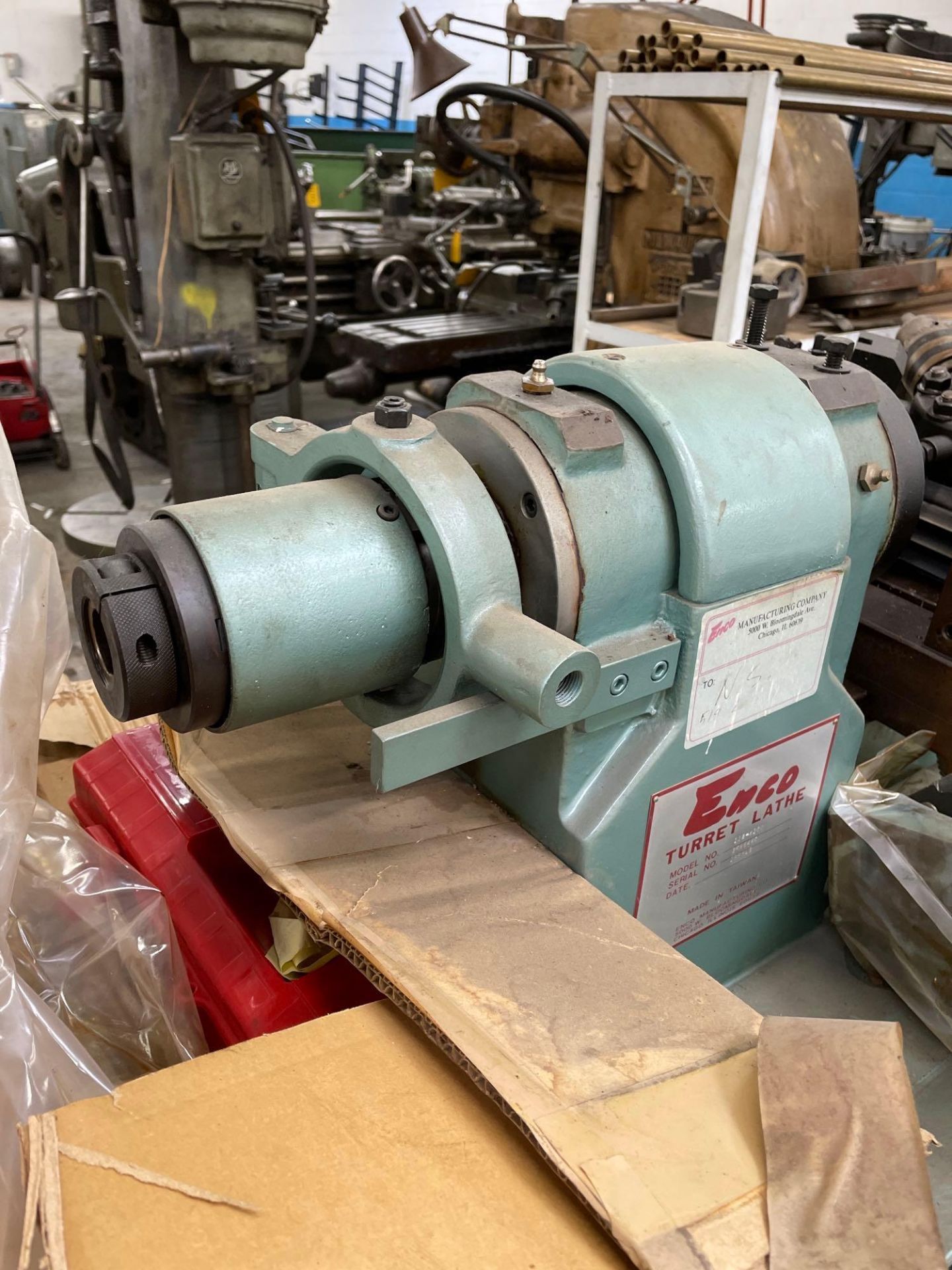 Enco Turret Lathe Model 112-8100 - Image 3 of 8