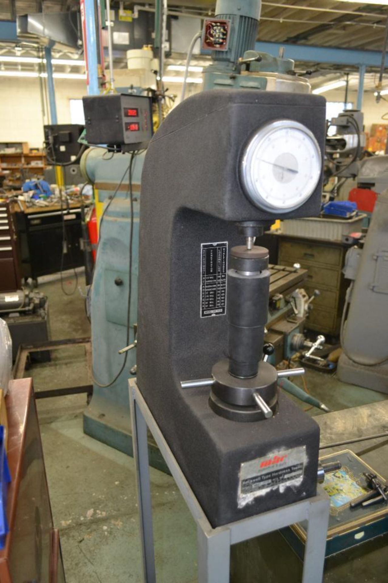 MBC Hardness Tester Model HR150A/6639-2030, S/N 211708023 w/ Accessories - Image 3 of 6