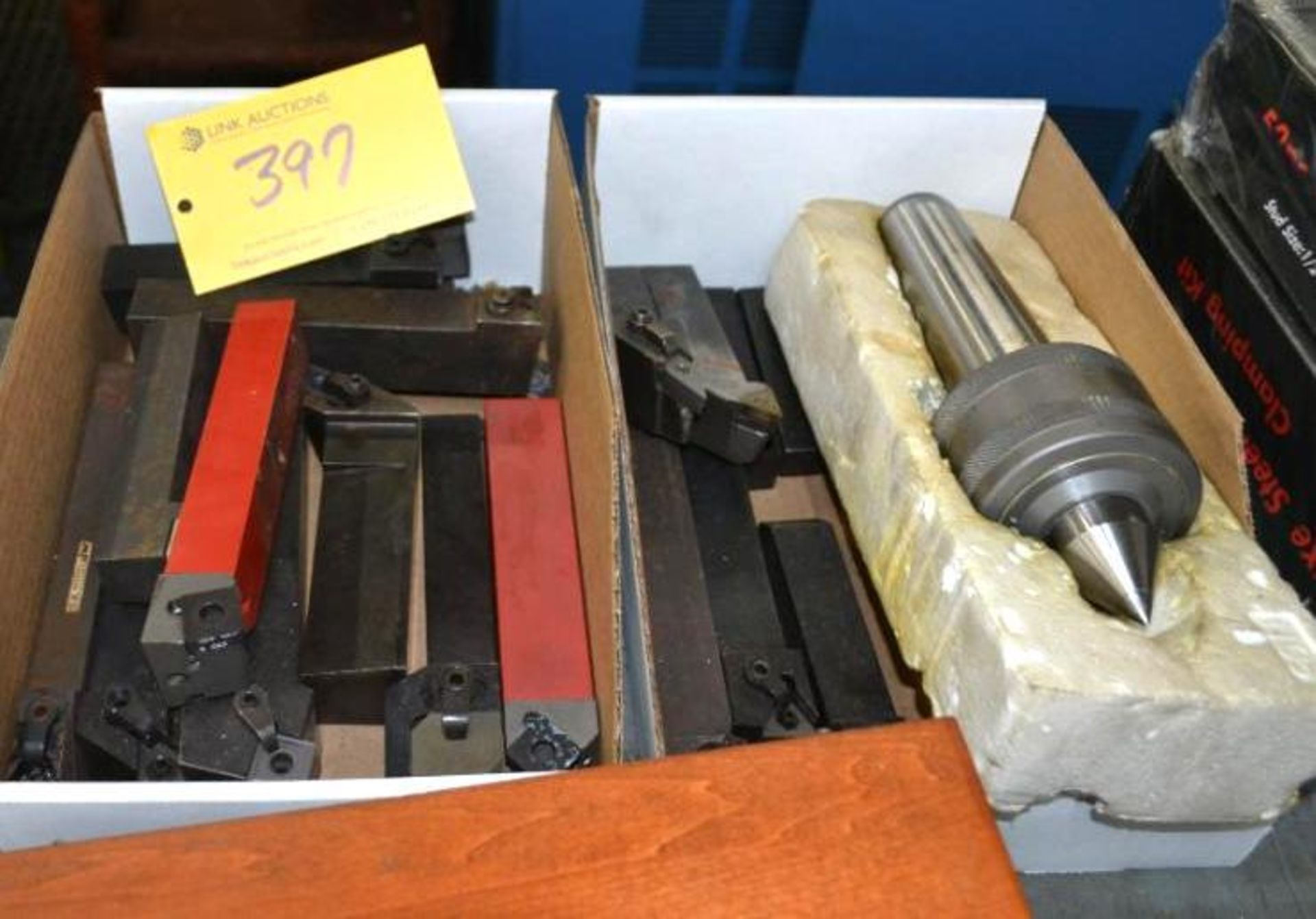 Lot Assorted Lathe Tooling in (2) Boxes