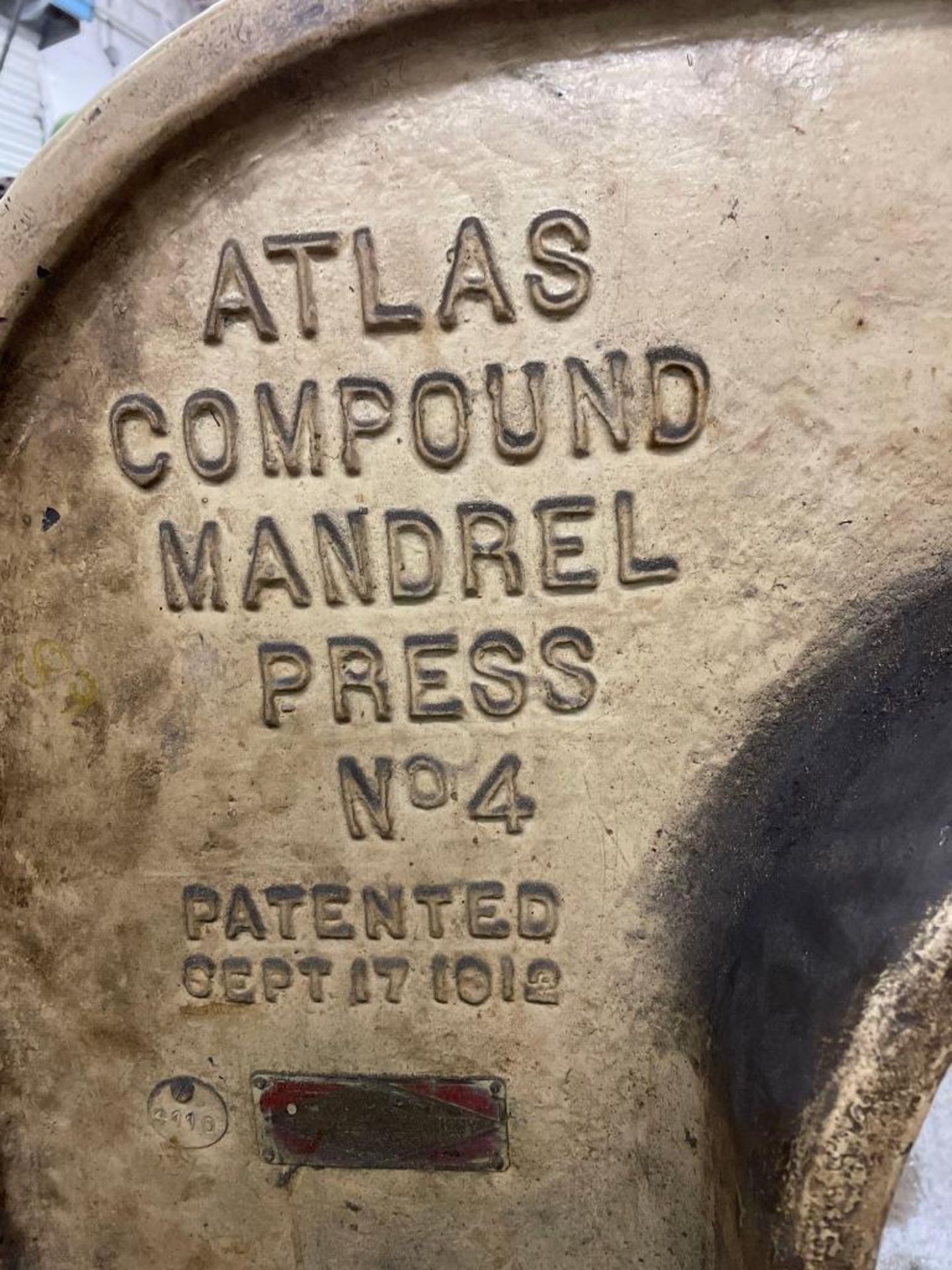 Atlas No. 4 Compound Mandrel Press - Image 5 of 7