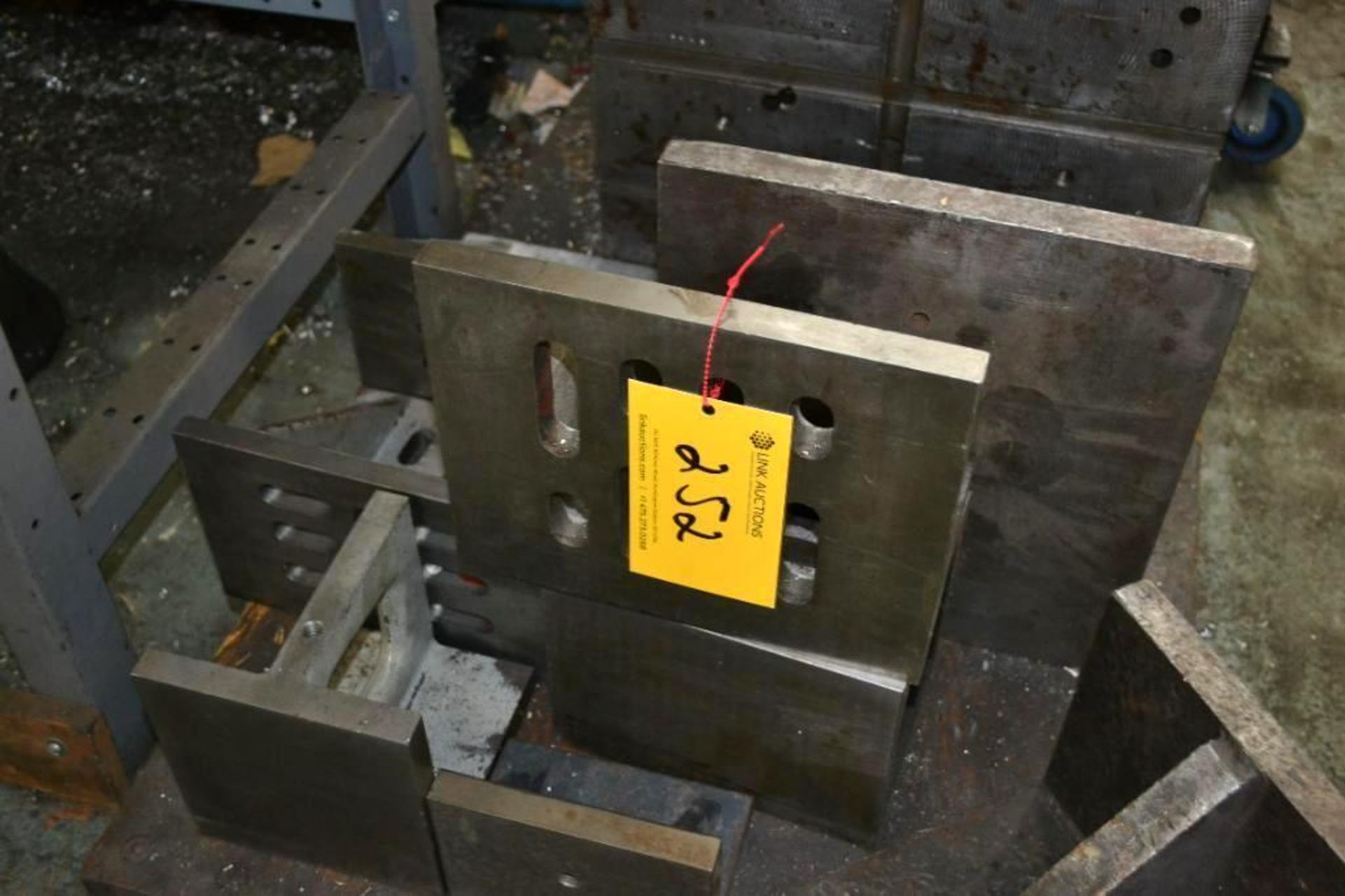 Lot (8) Assorted Angle Plates on One Skid - Image 2 of 3