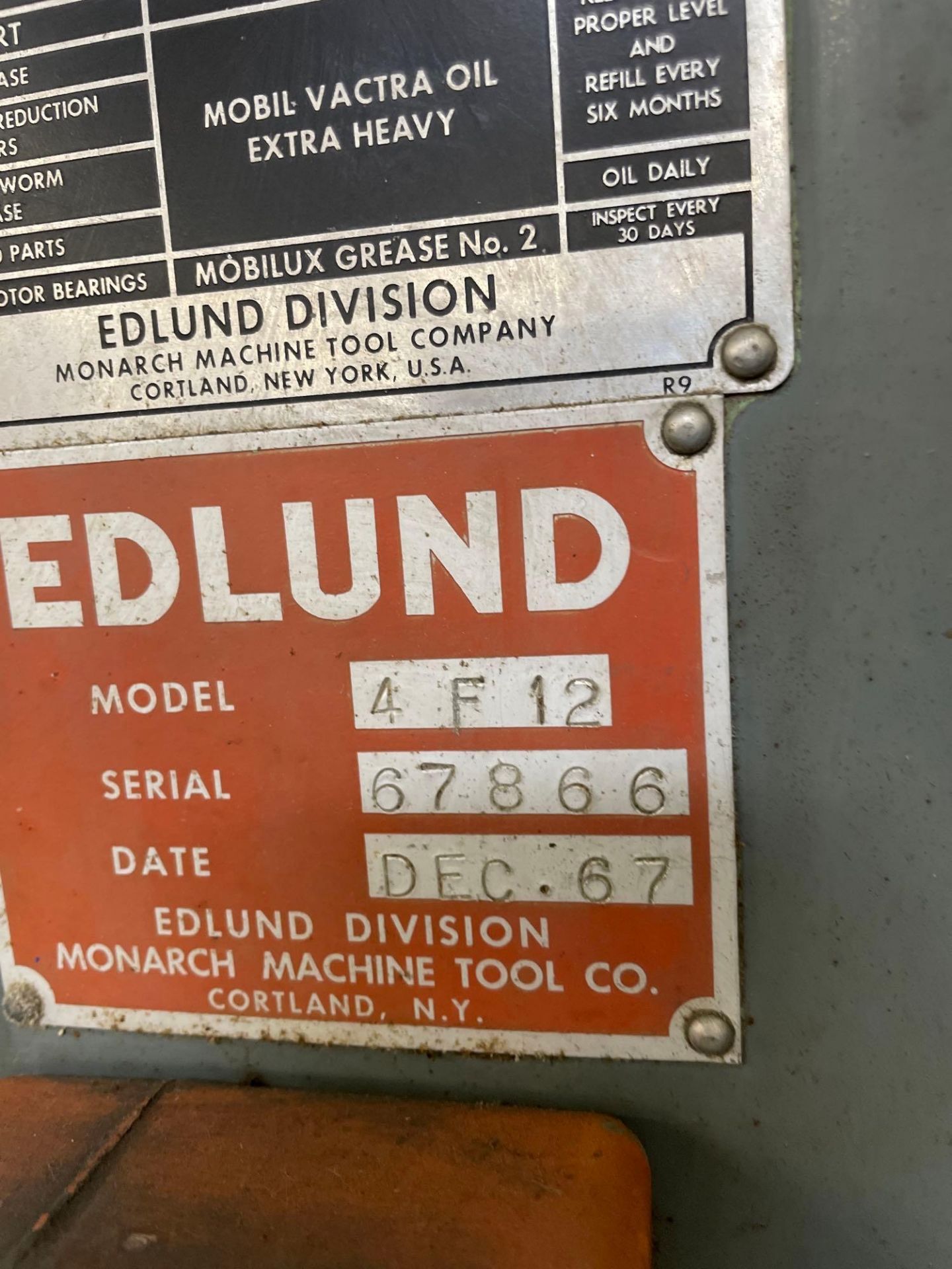 Edlund 24” 4-Spindle Production Drill - Image 6 of 7