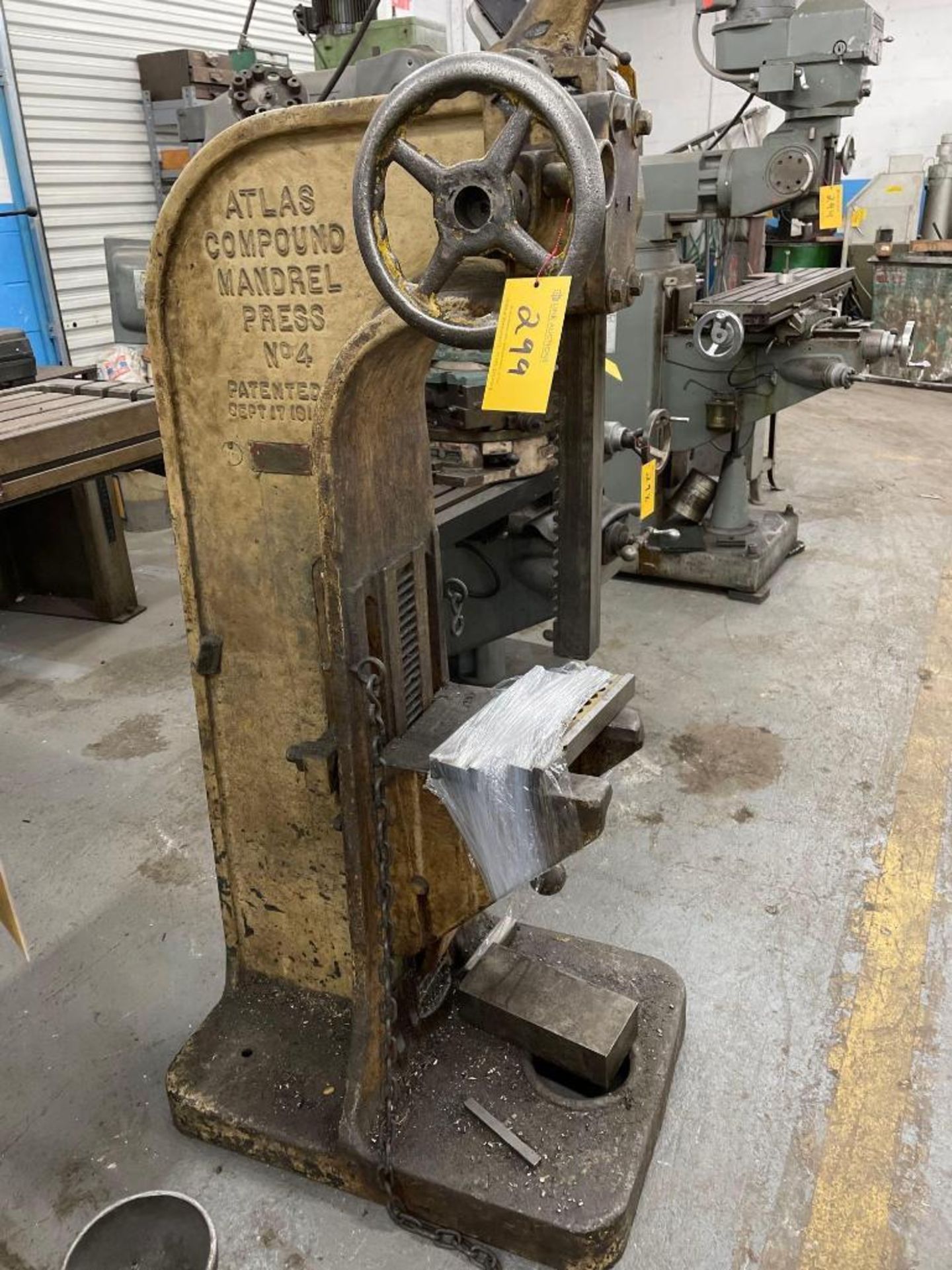 Atlas No. 4 Compound Mandrel Press