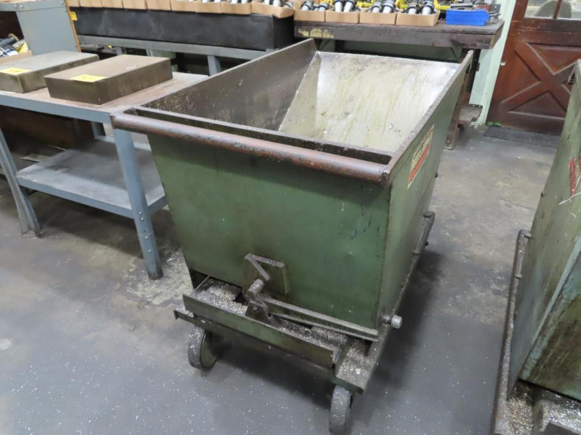 28" X 28" X 47 Roura Self Dumping Hopper - Image 2 of 2