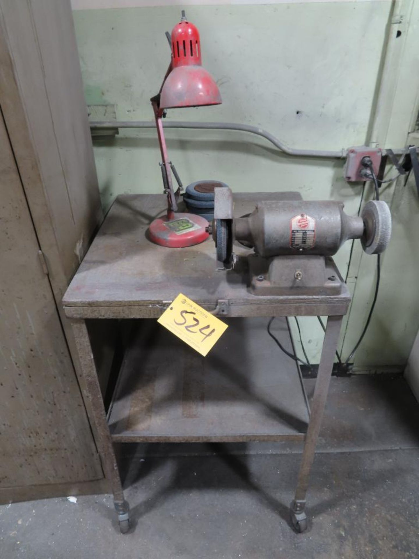 Darra James 1/3 HP, 5" Double End Bench Grinder With Table