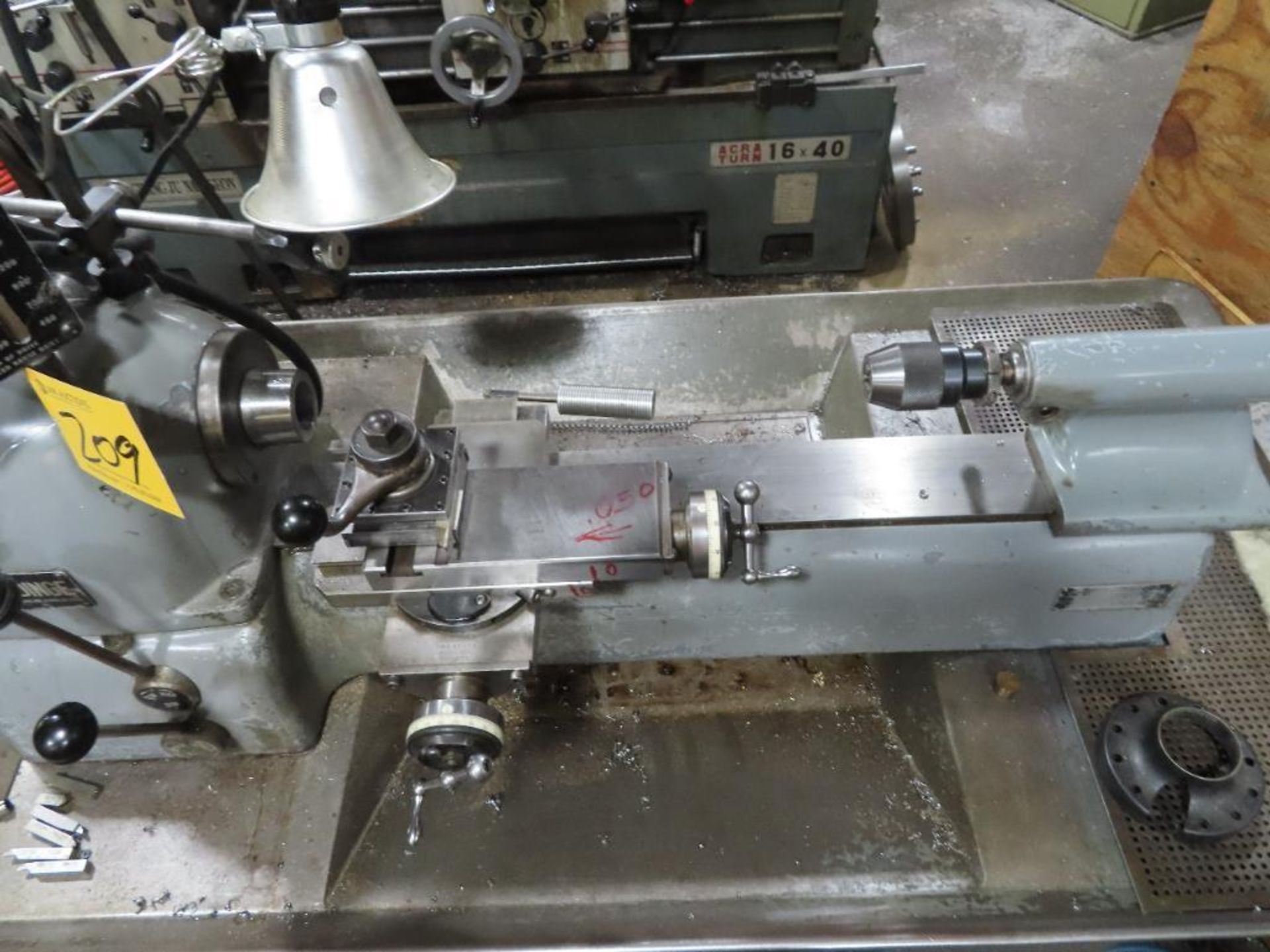 Hardinge DSM59 1 HP Tool Room Lathe,5C Spindle Speeds 230-3000 RPM - Image 3 of 3