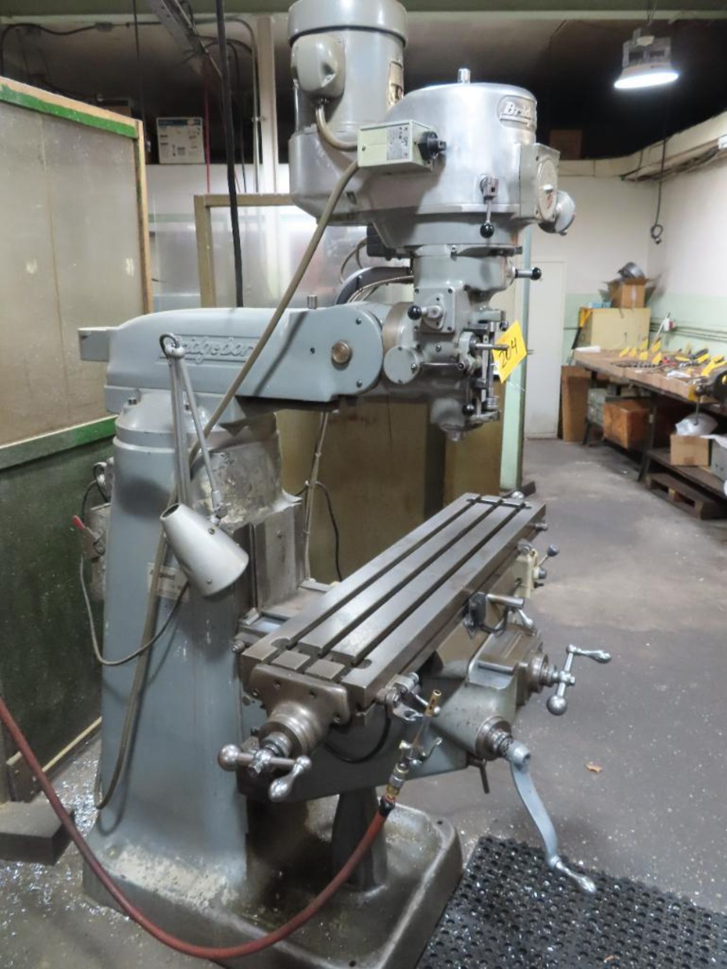 2J Bridgeport Vertical Milling Machine, (S/N:12BR165220), Table 9" X 42", PowerFeed To Table,Spindle - Image 2 of 3