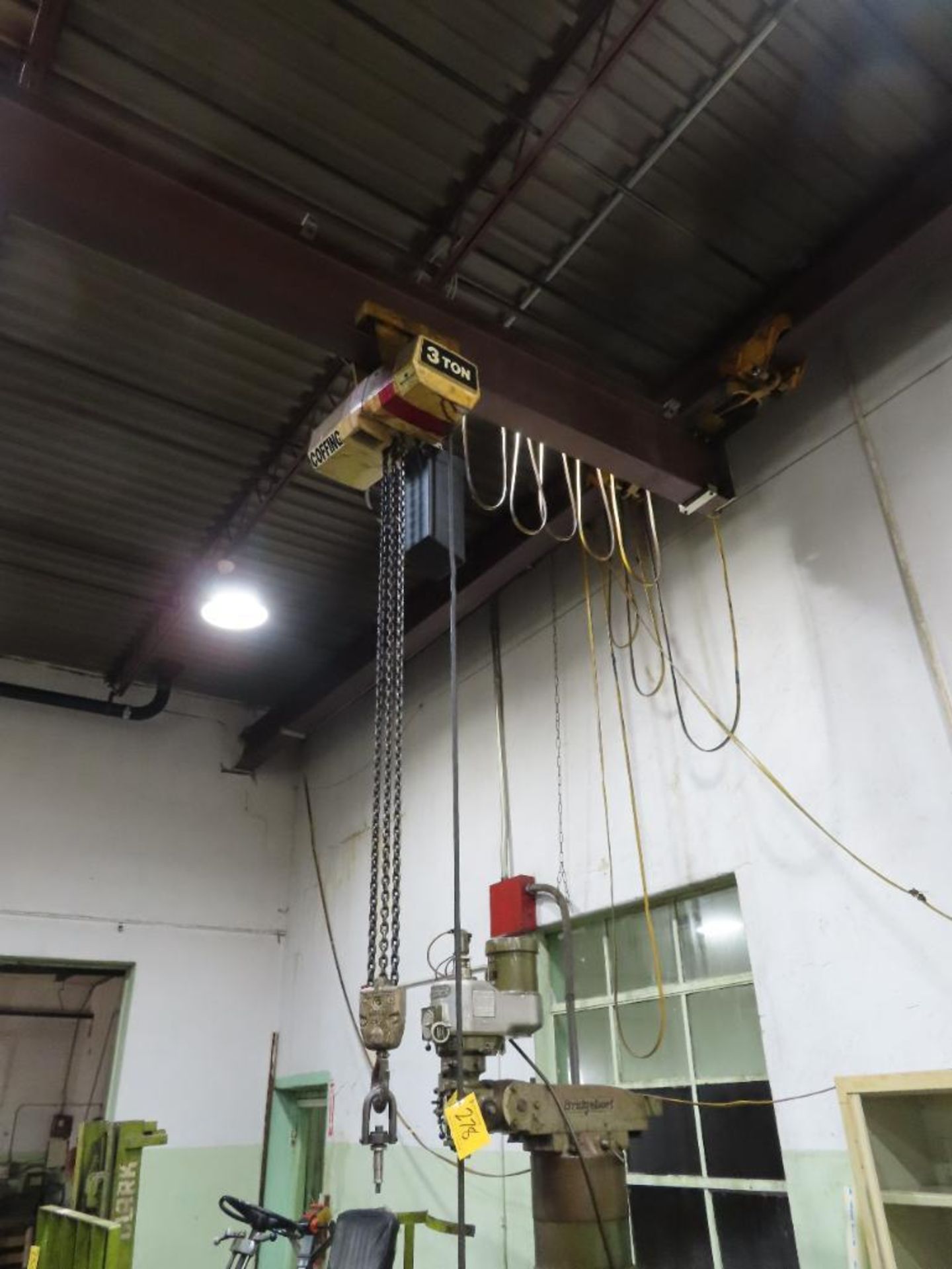 Cofting 3 Ton Electric hoist With Approximately 30' Beam