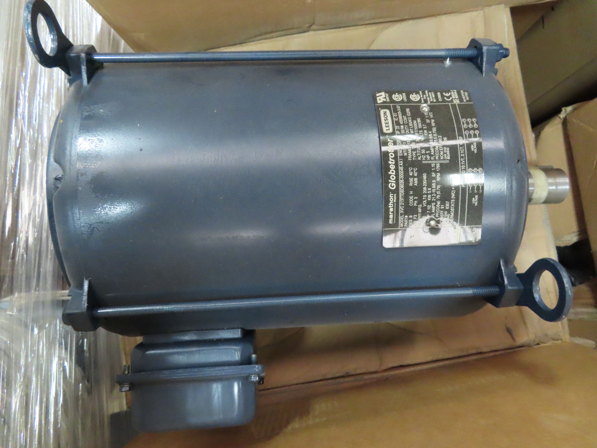 (QTY 16) LEESON WATT SAVER, 7 1/2 HP, ELECTRIC MOTOR, 1765 RPM, 208-230/ 190 & 460/380V, 3PH, 50/60H - Image 3 of 3